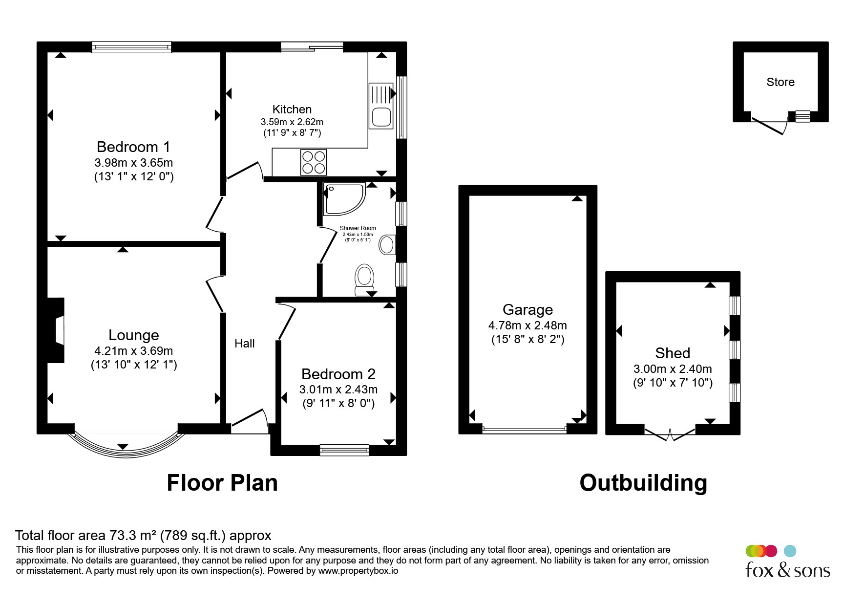 2, Stour Close, Worthing floorplan