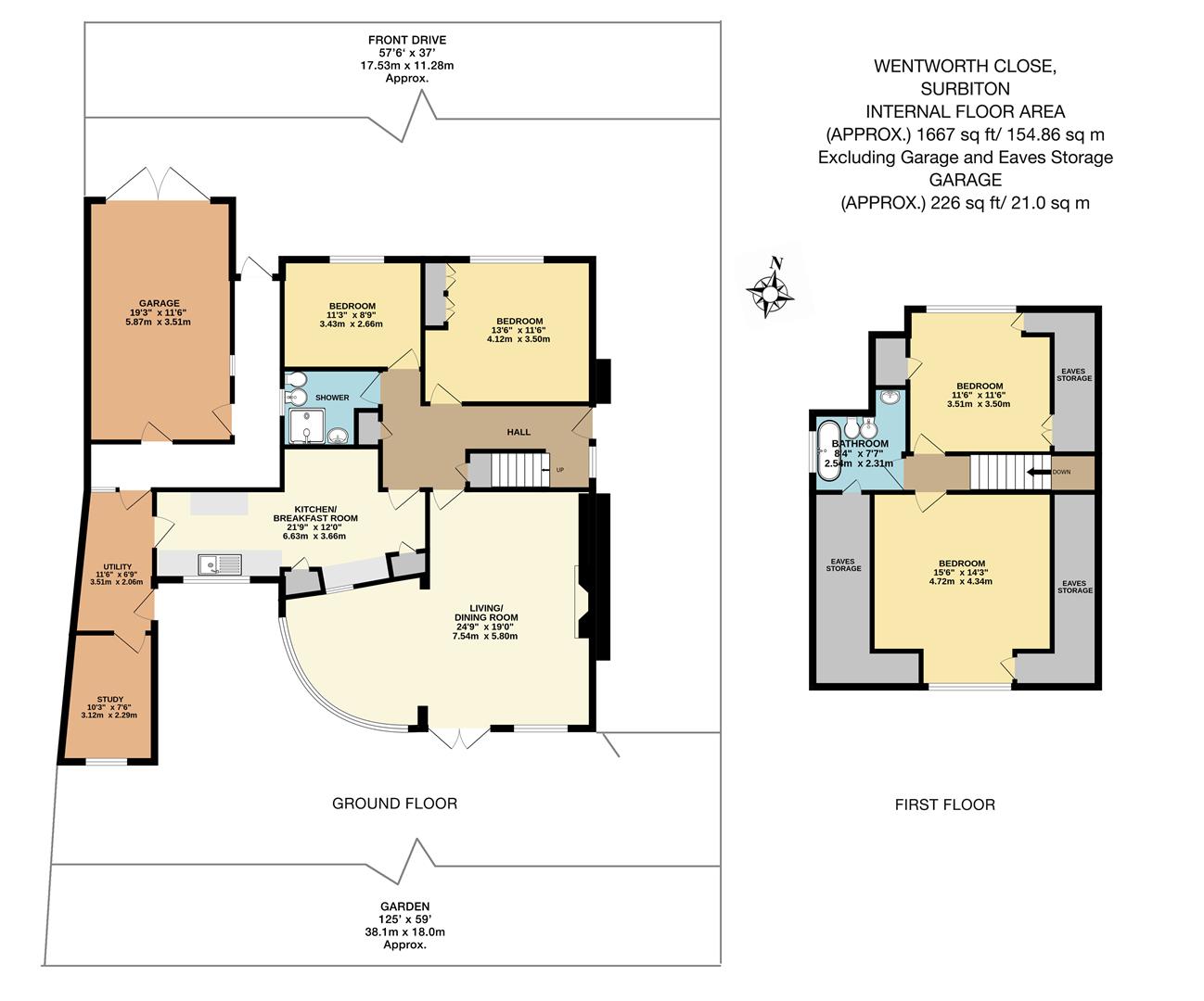 Bellaire, Wentworth Close, Surbiton floorplan