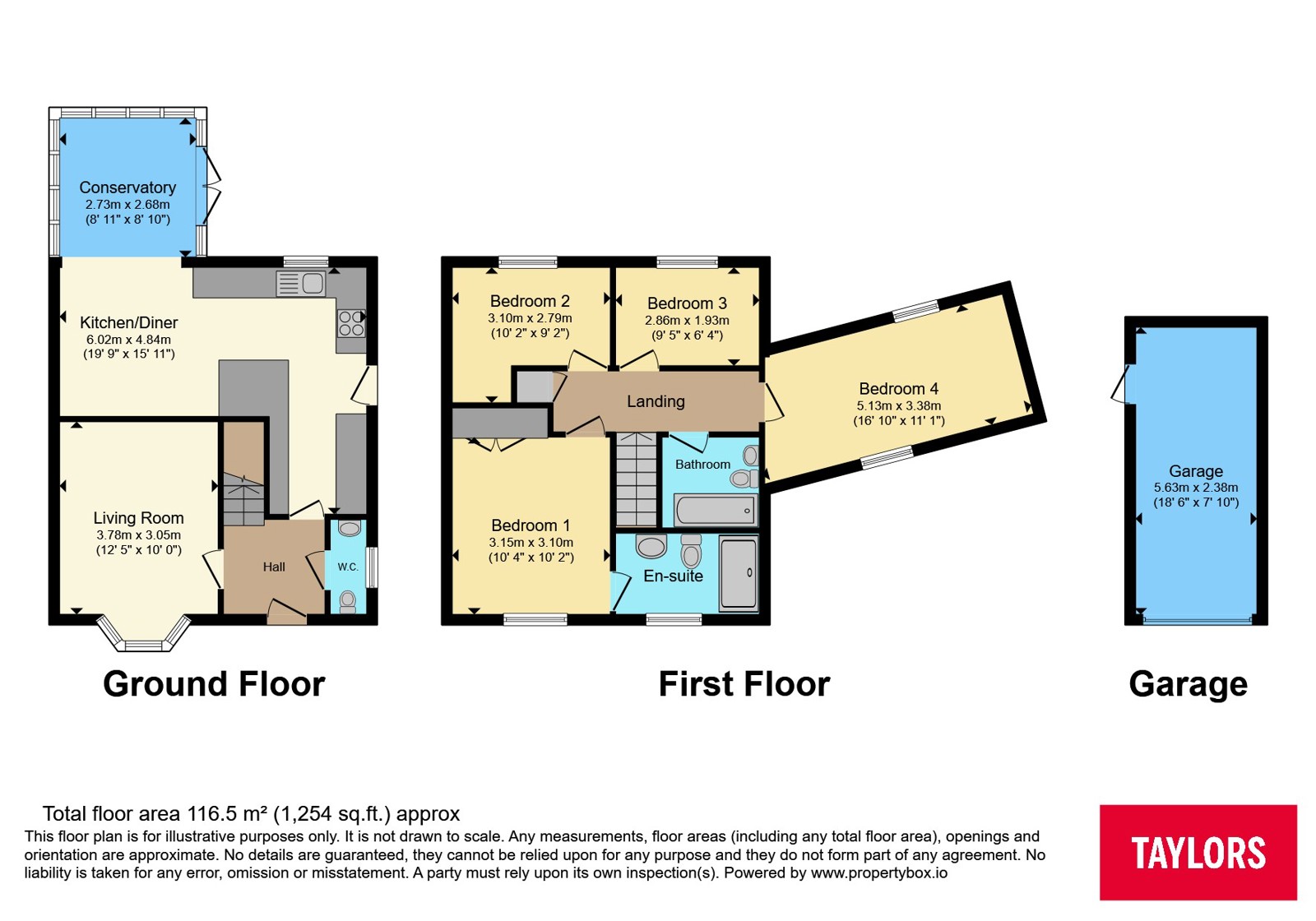 17, Loak Close, Bedford floorplan