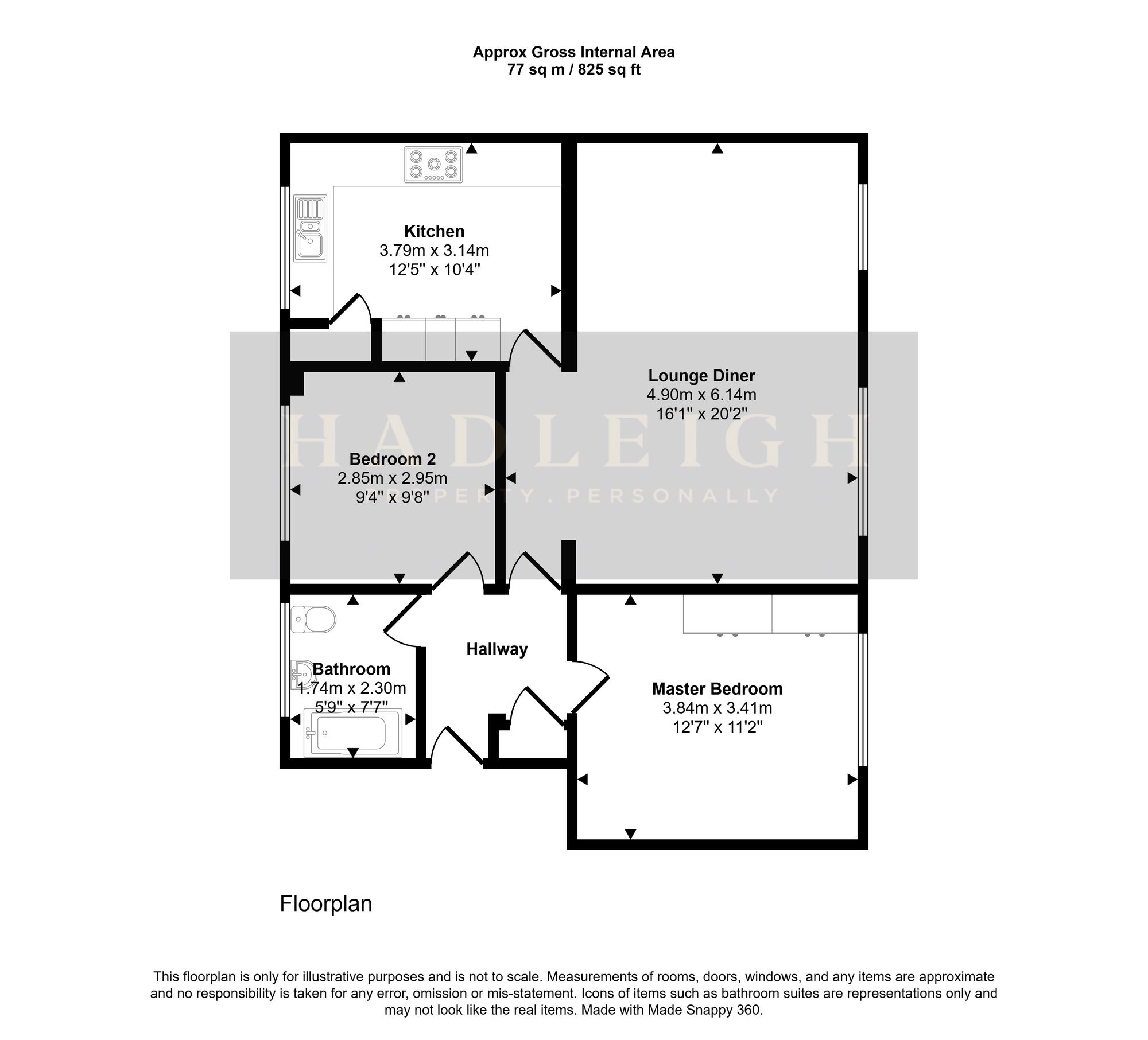 Flat 17, Kelton Court Carpenter Road, Birmingham floorplan
