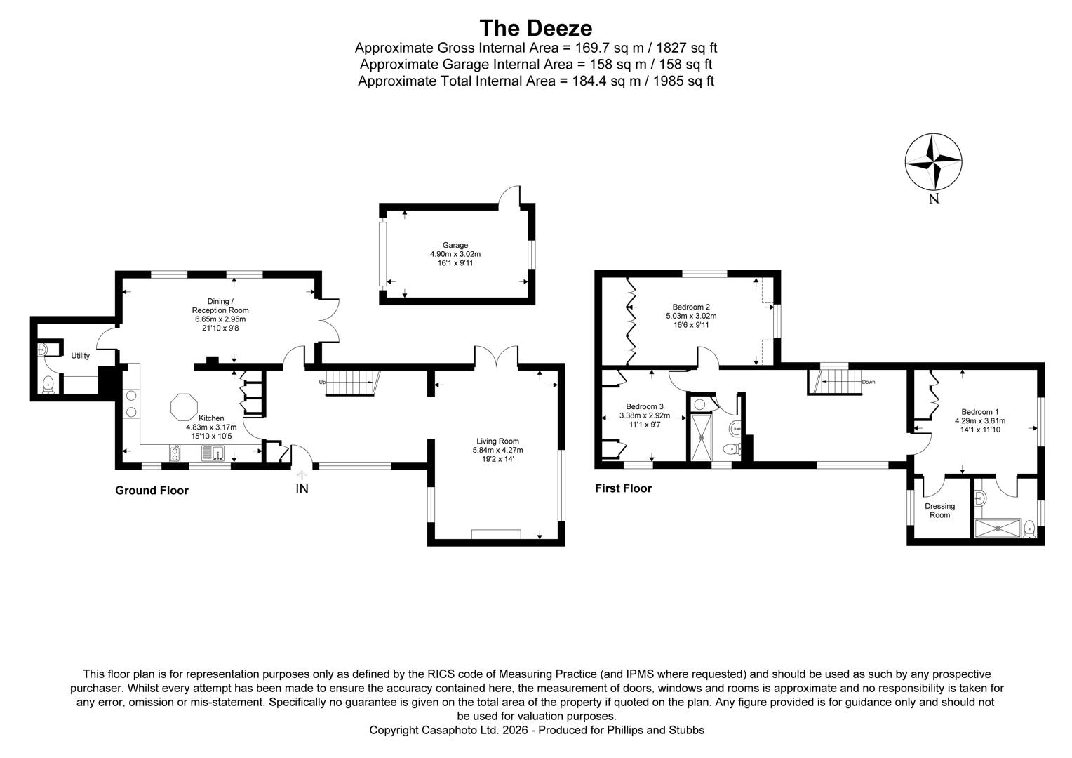 The Deeze, 32, The Street, Ashford floorplan