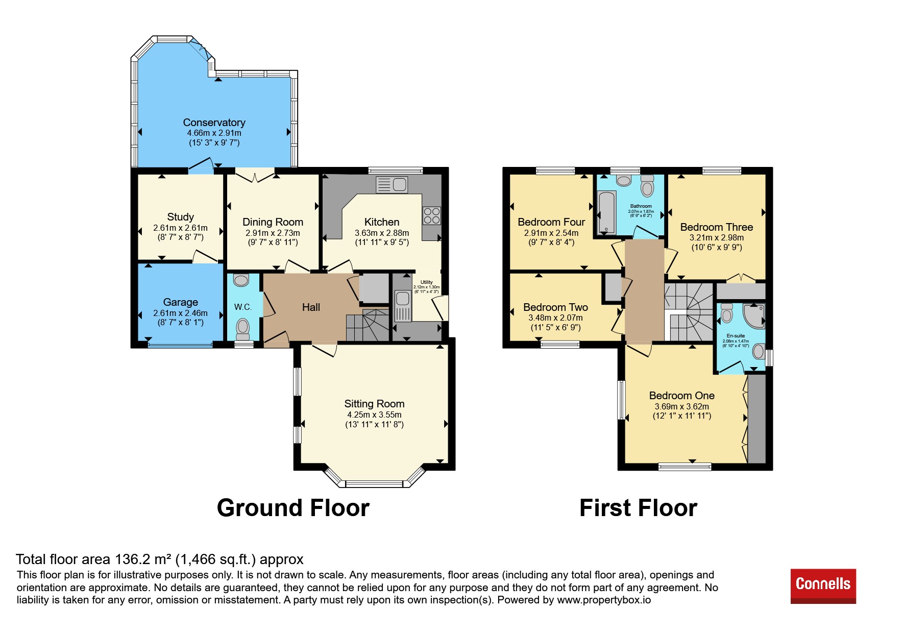 7, Tantallon Close, Worcester floorplan