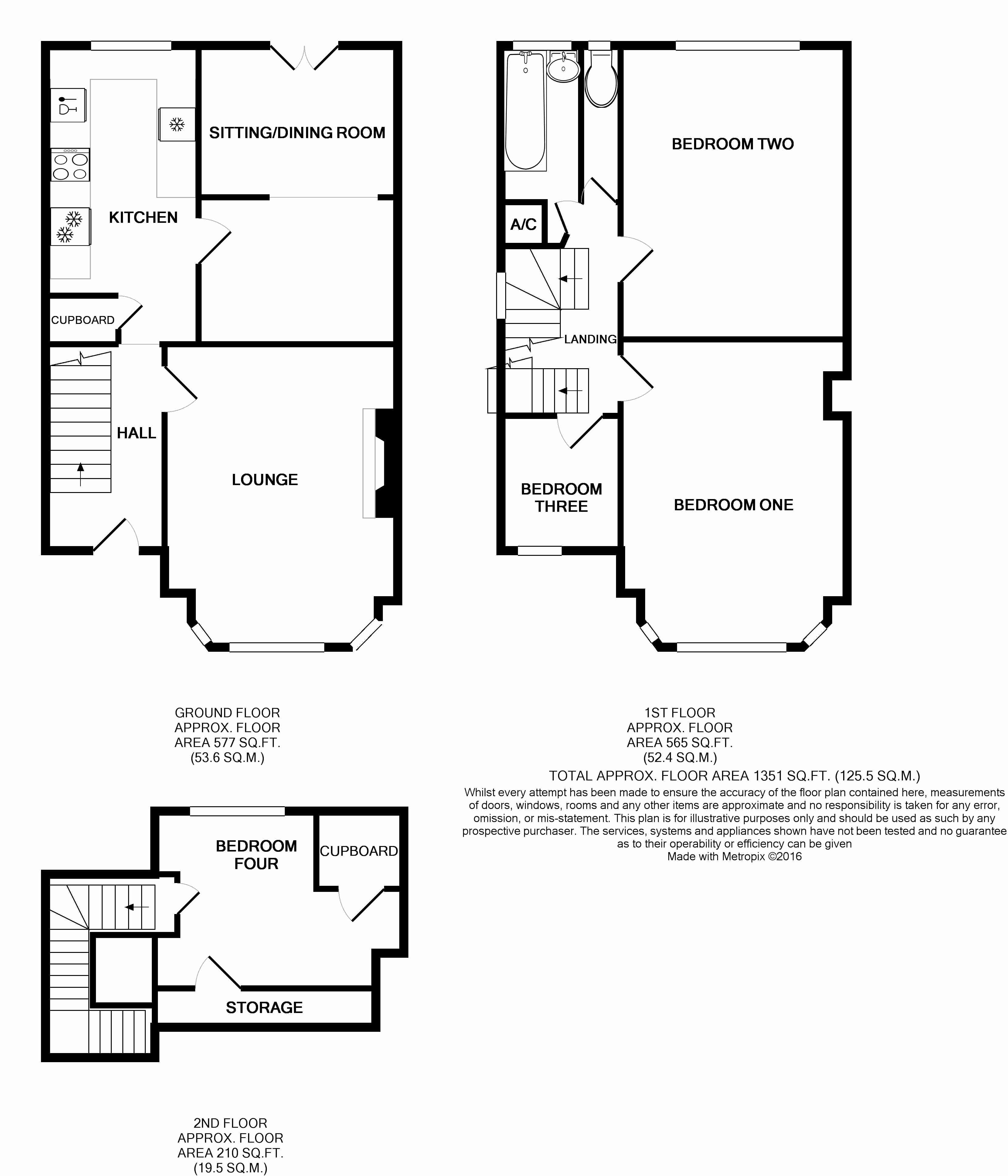 37, Shakespeare Road, Essex floorplan