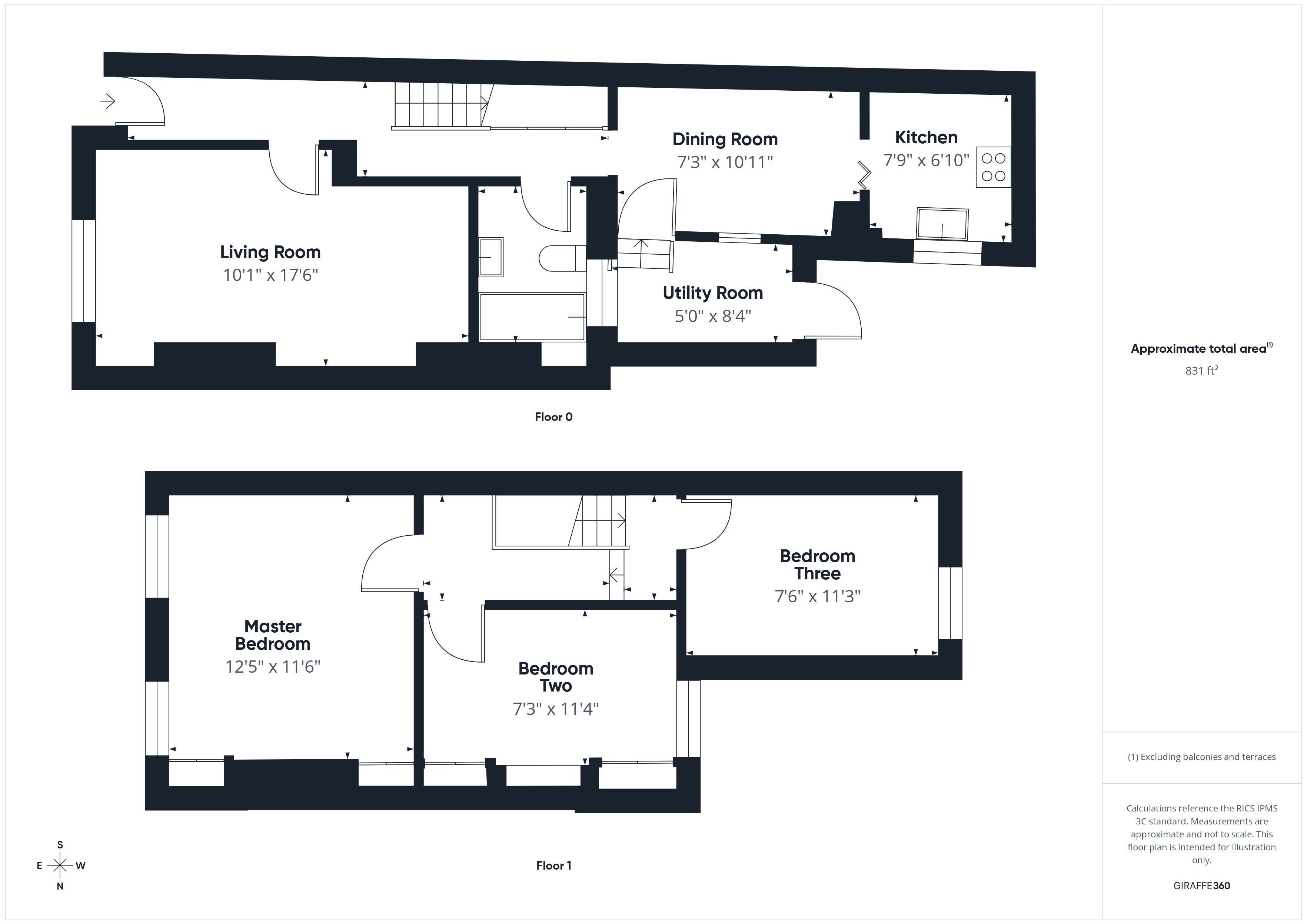 94, Grosvenor Road, Aldershot floorplan