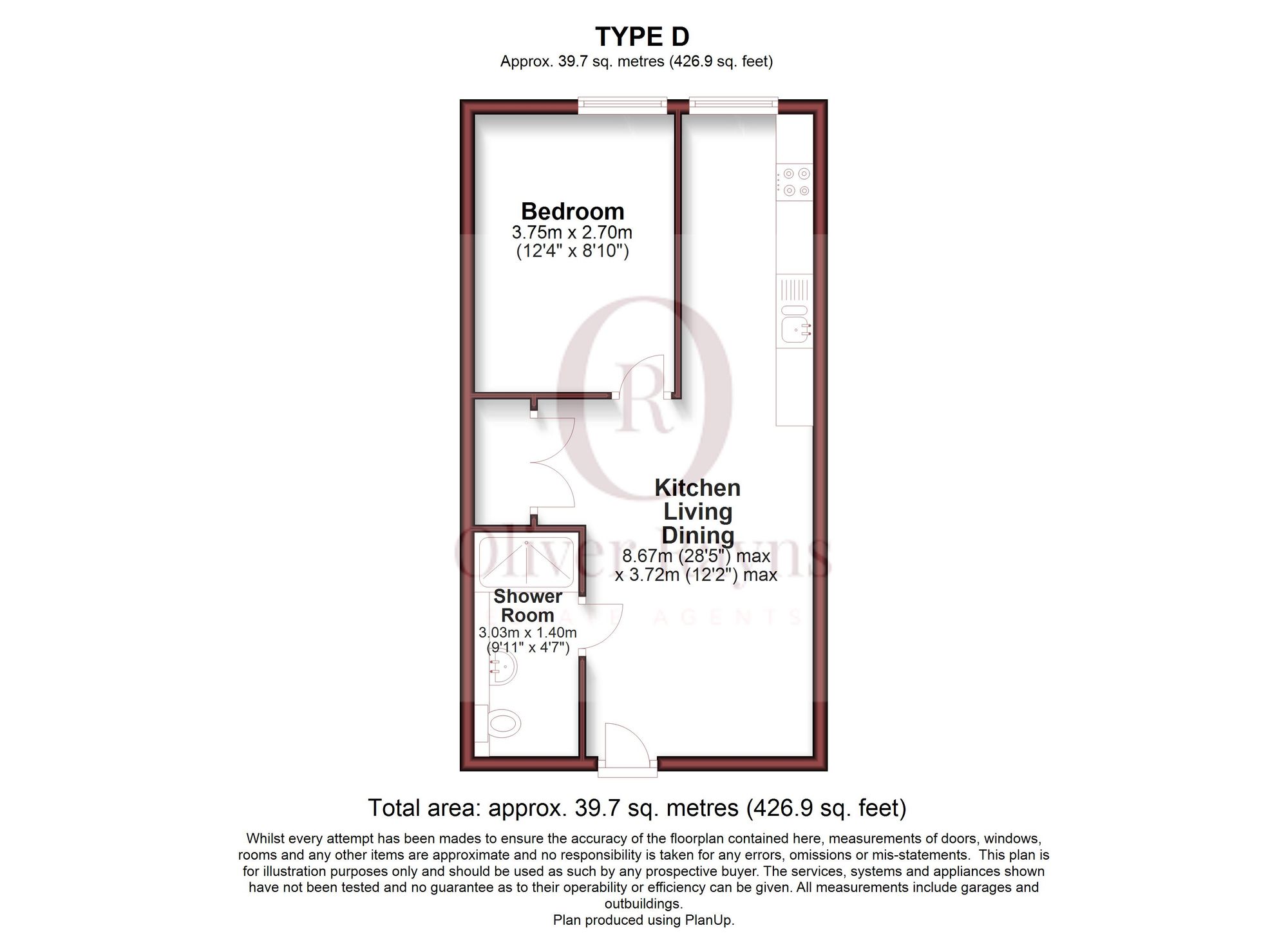 Apartment 36 - The Robo, 19-23, Burleys Way, Leicester floorplan