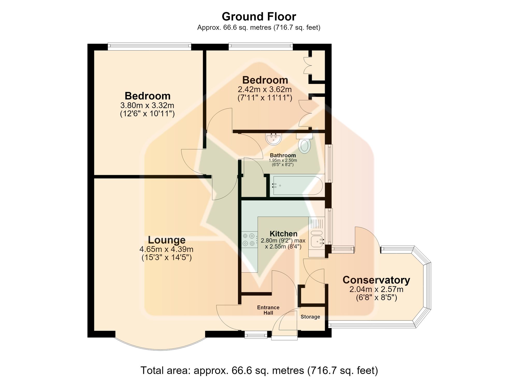 Fir Close, Scunthorpe floorplan
