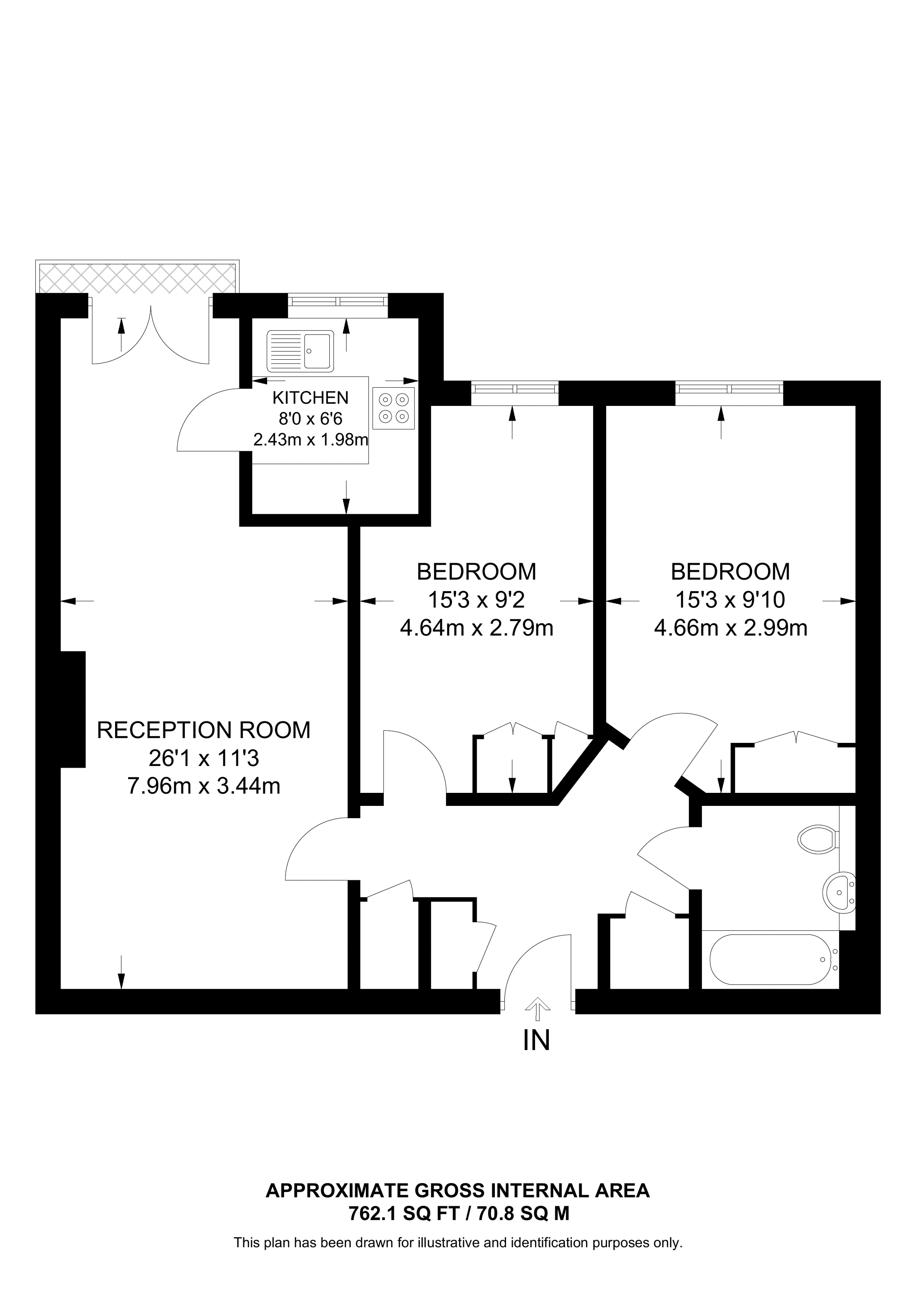 Golden Court, Isleworth floorplan