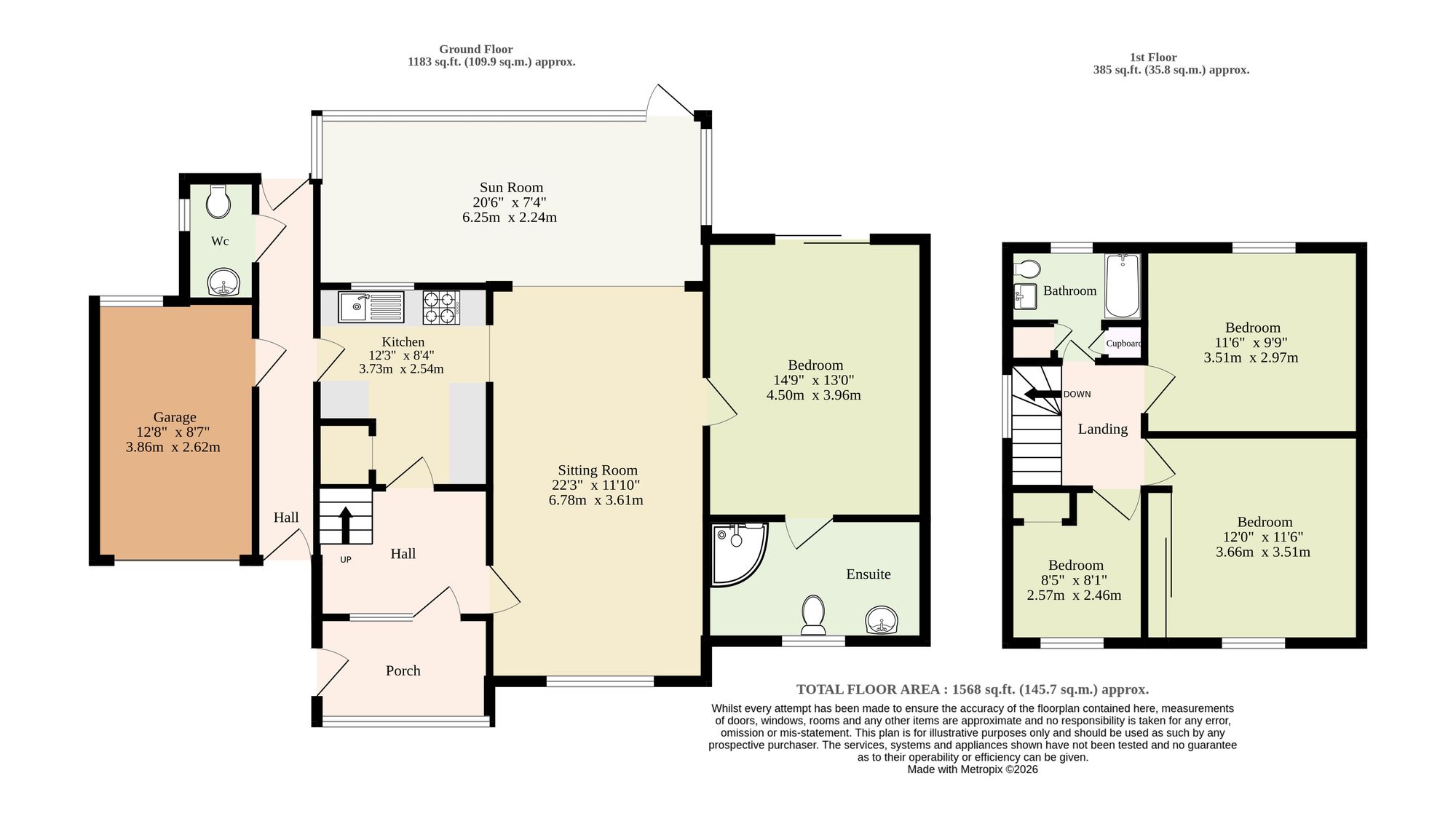 27 Eastgate, Thetford floorplan