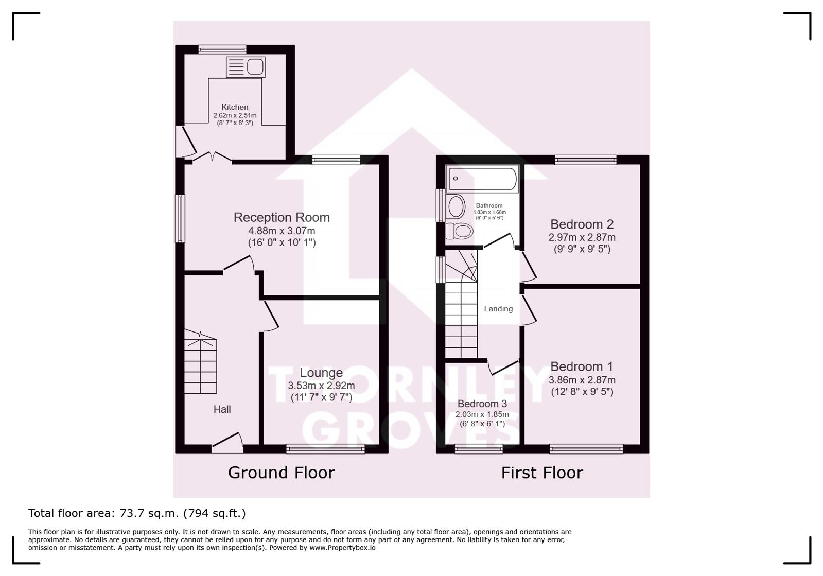 1, Wilham Avenue, Eccles floorplan