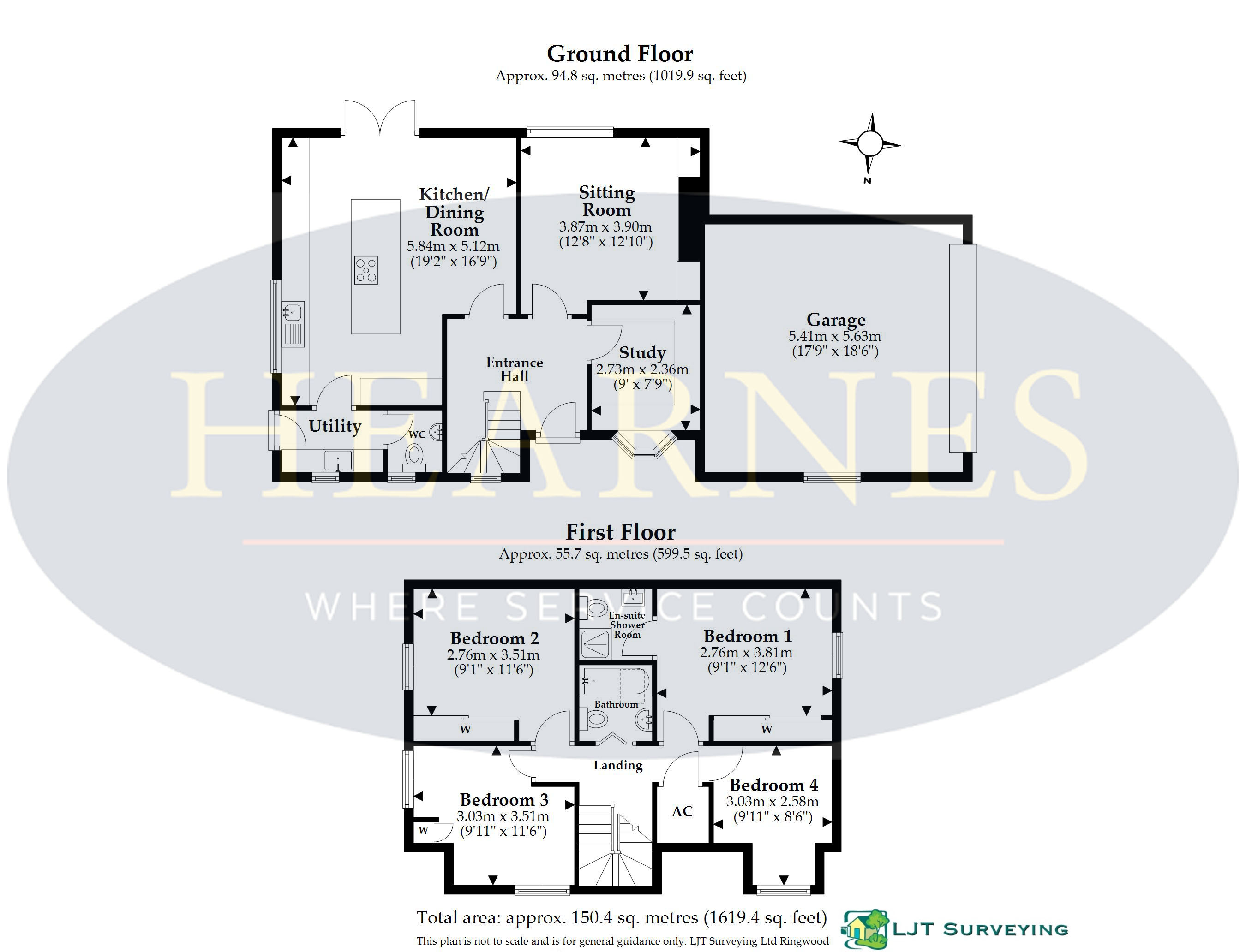 6, Leigh Lane, Colehill floorplan