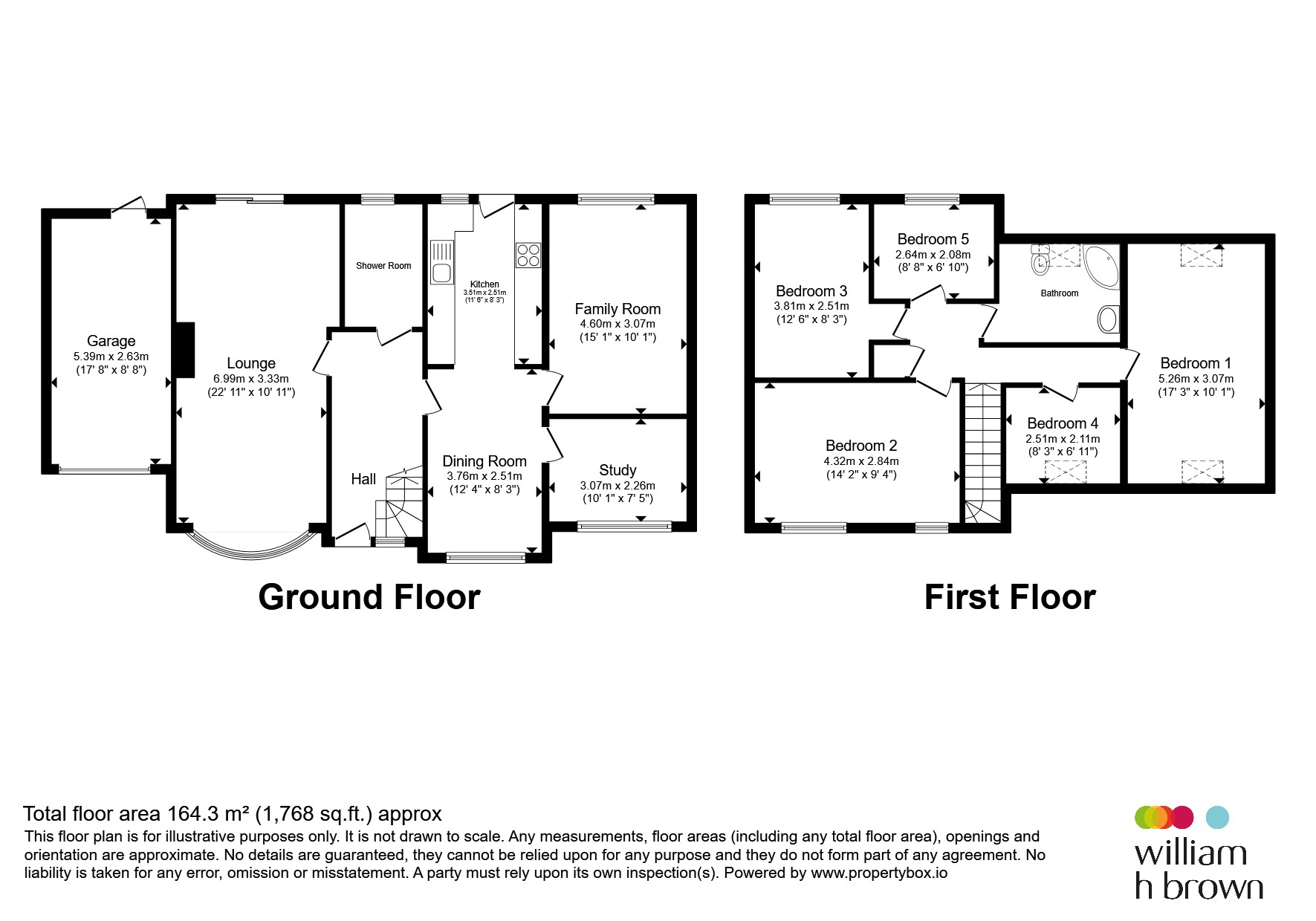 5, Dene Close, Wellingborough floorplan