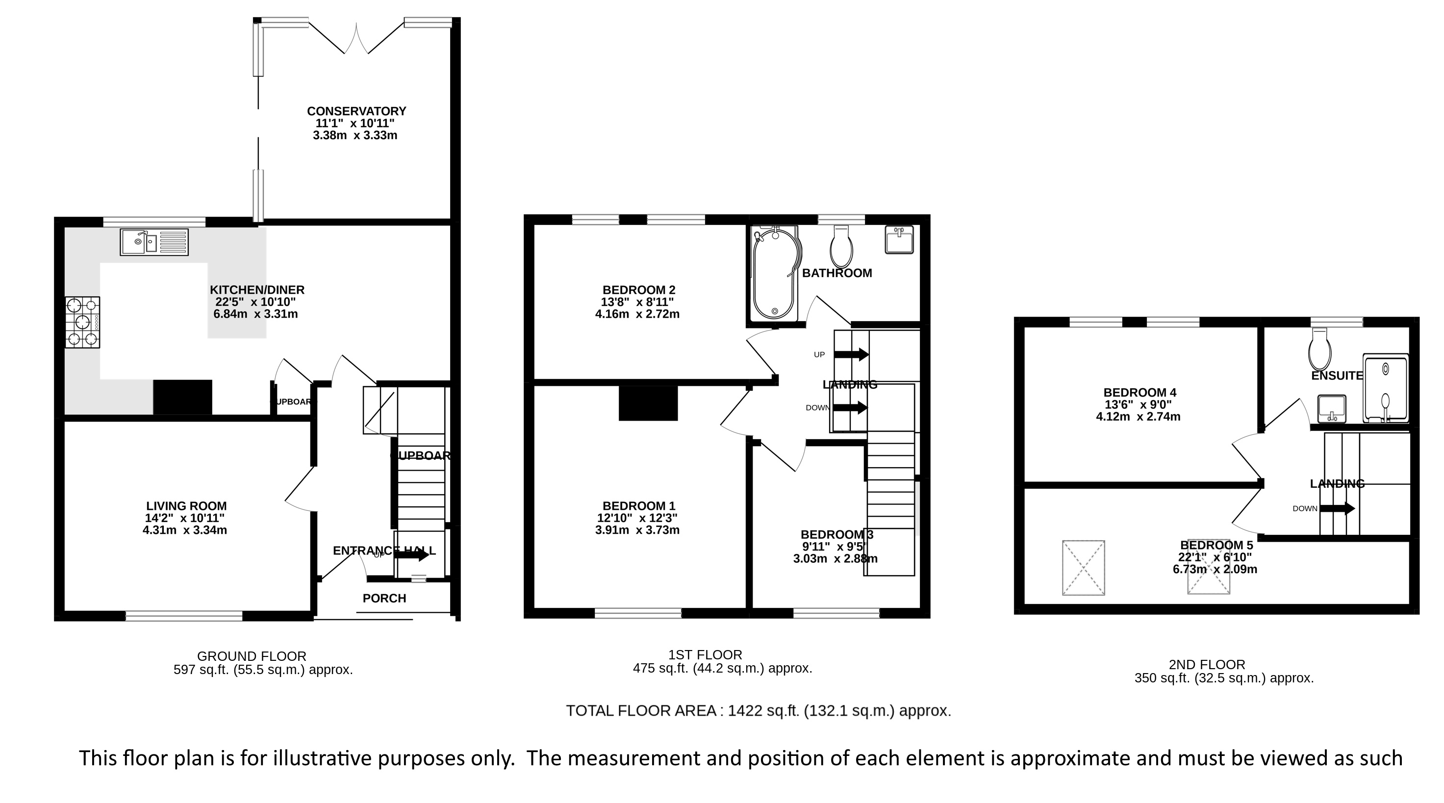 Maynard Drive, St. Albans, Hertfordshire AL1, 5 bedroom terraced house