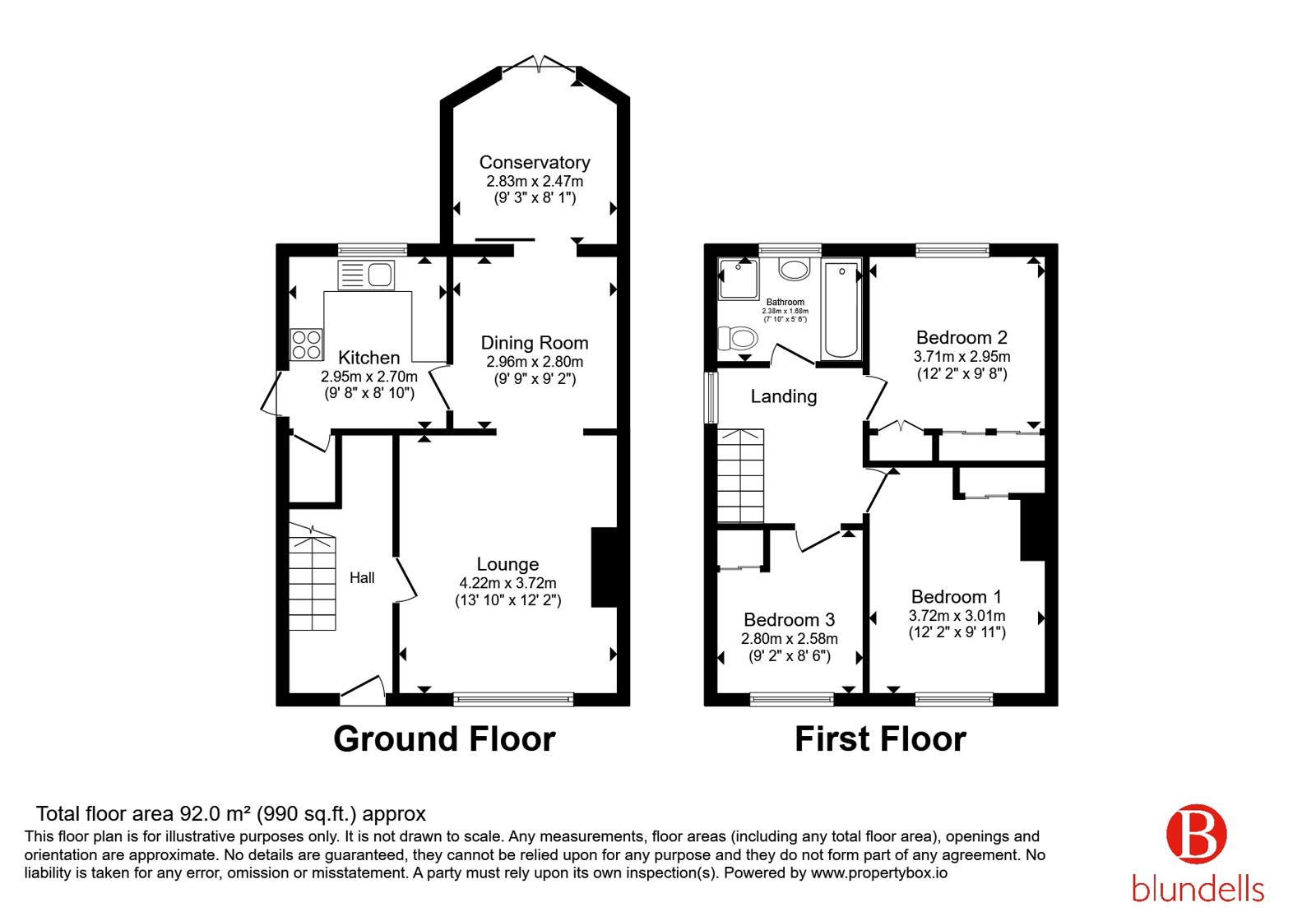 25, Carver Drive, Sheffield floorplan