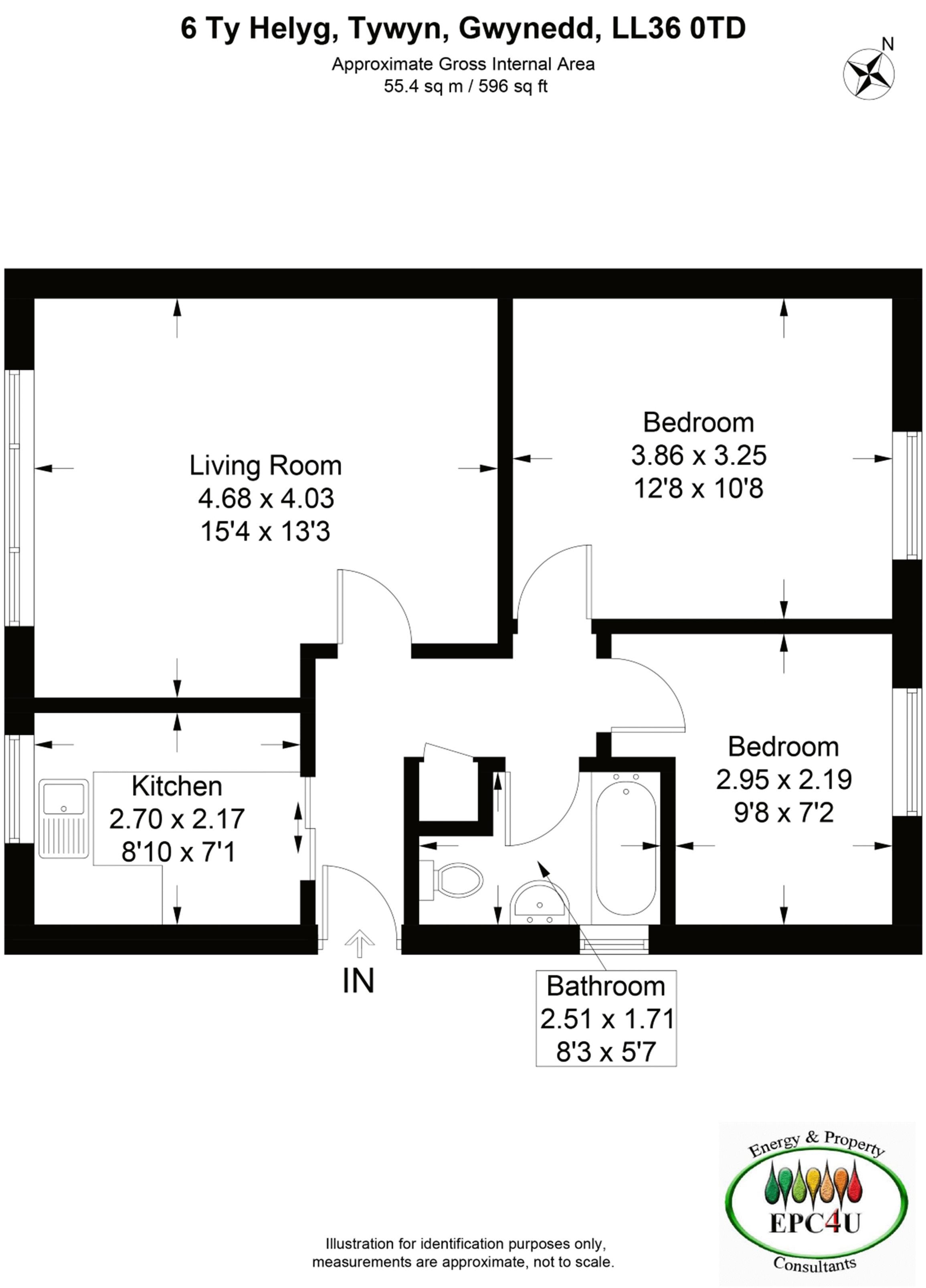 6, Ty Helyg, Tywyn floorplan