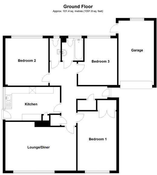 3 Bedrooms Detached bungalow for sale in Chiltington Way, Saltdean, East Sussex BN2