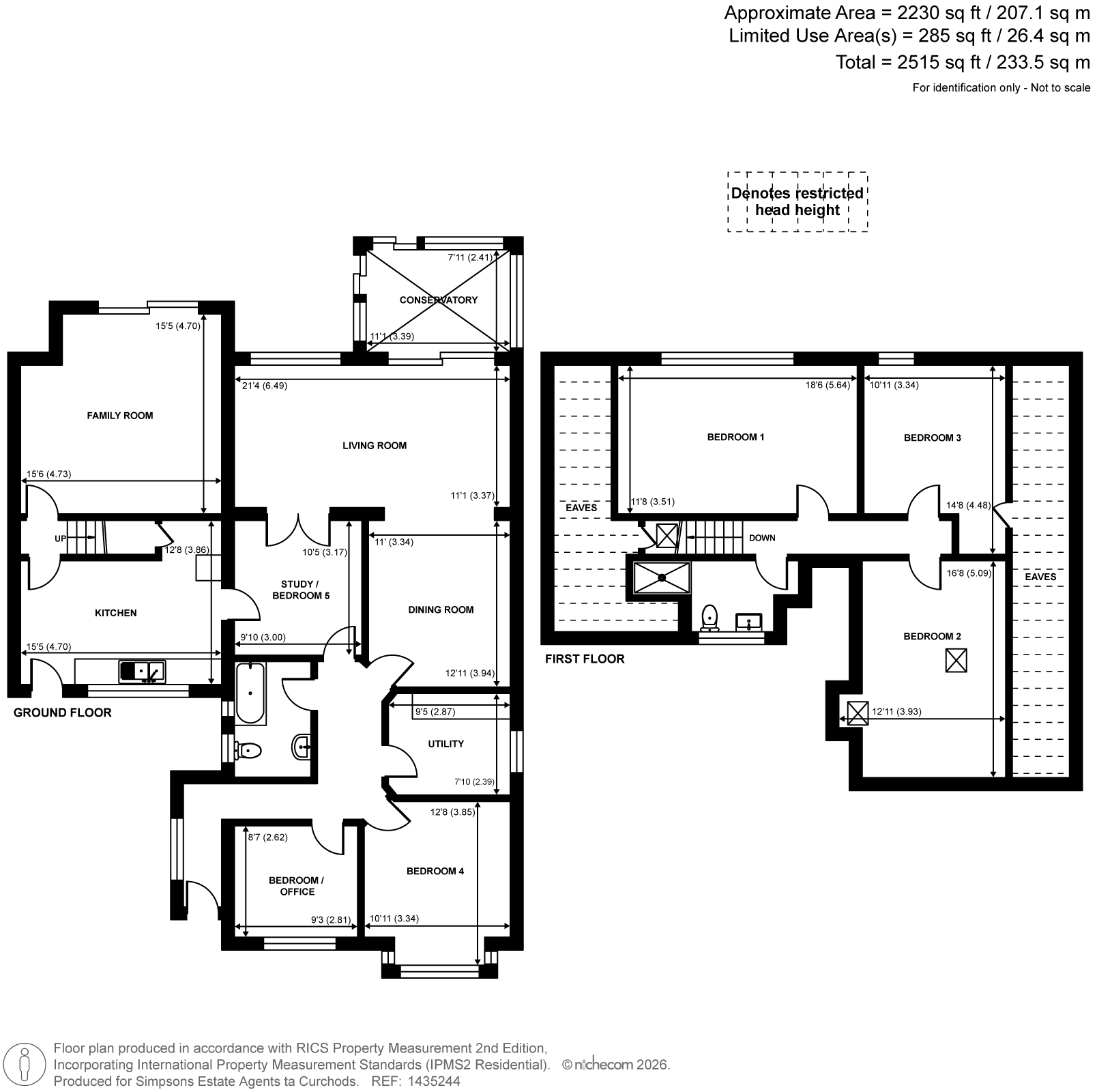 92, Sunbury Lane, Walton-On-Thames floorplan