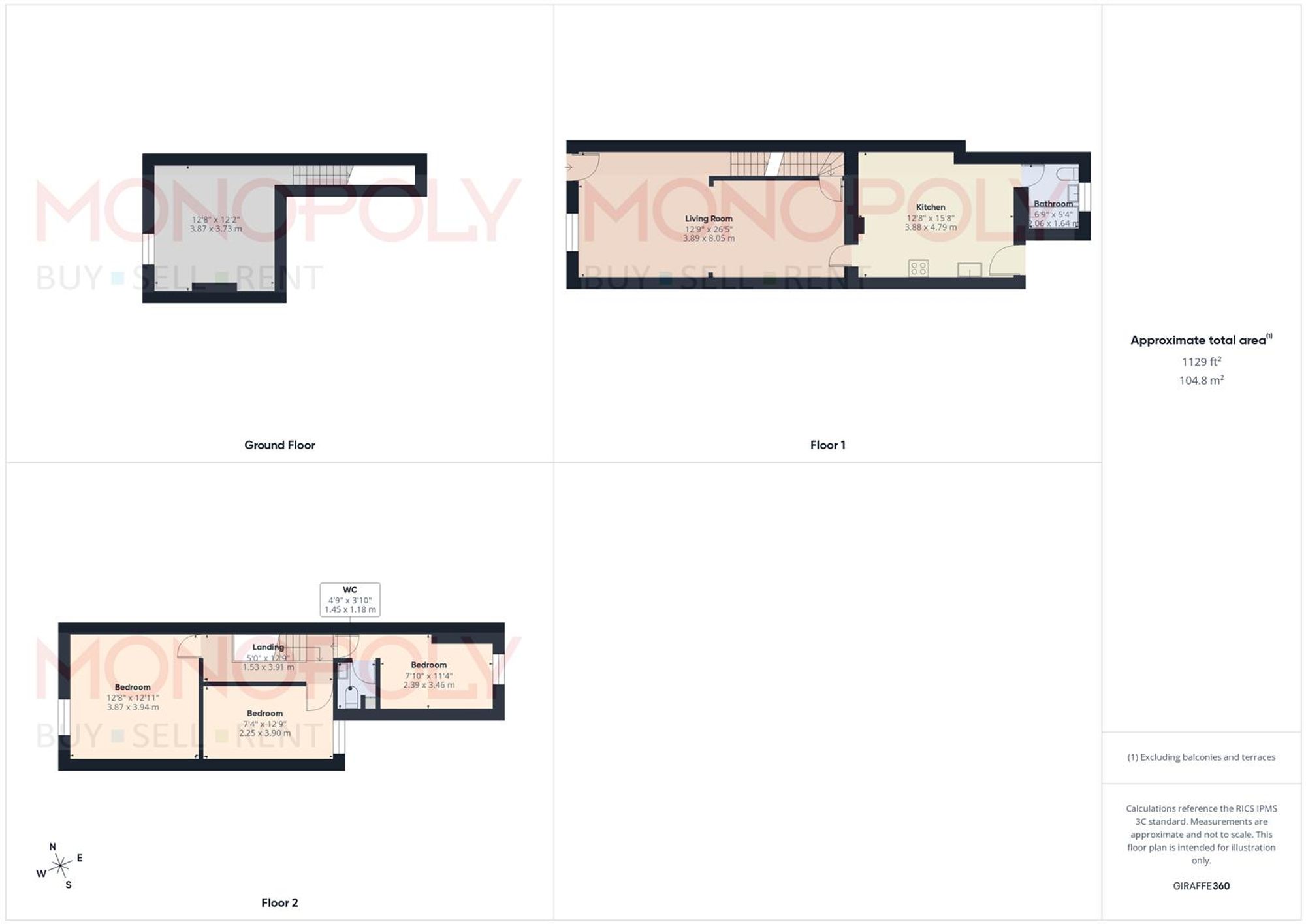 5 Bury Street, Wrexham floorplan