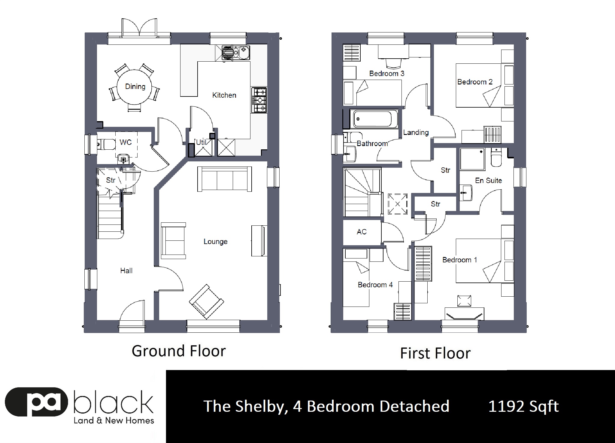 The Shelby, Maple Walk, Plot 28, Sandy Lane, Cowbridge floorplan