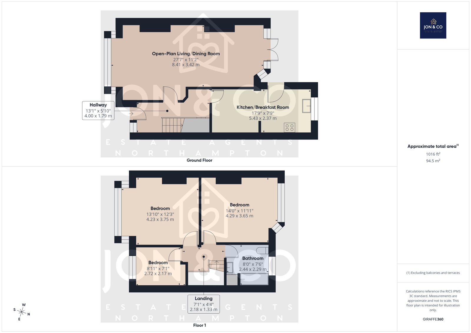 57, Broadmead Avenue, Northampton floorplan