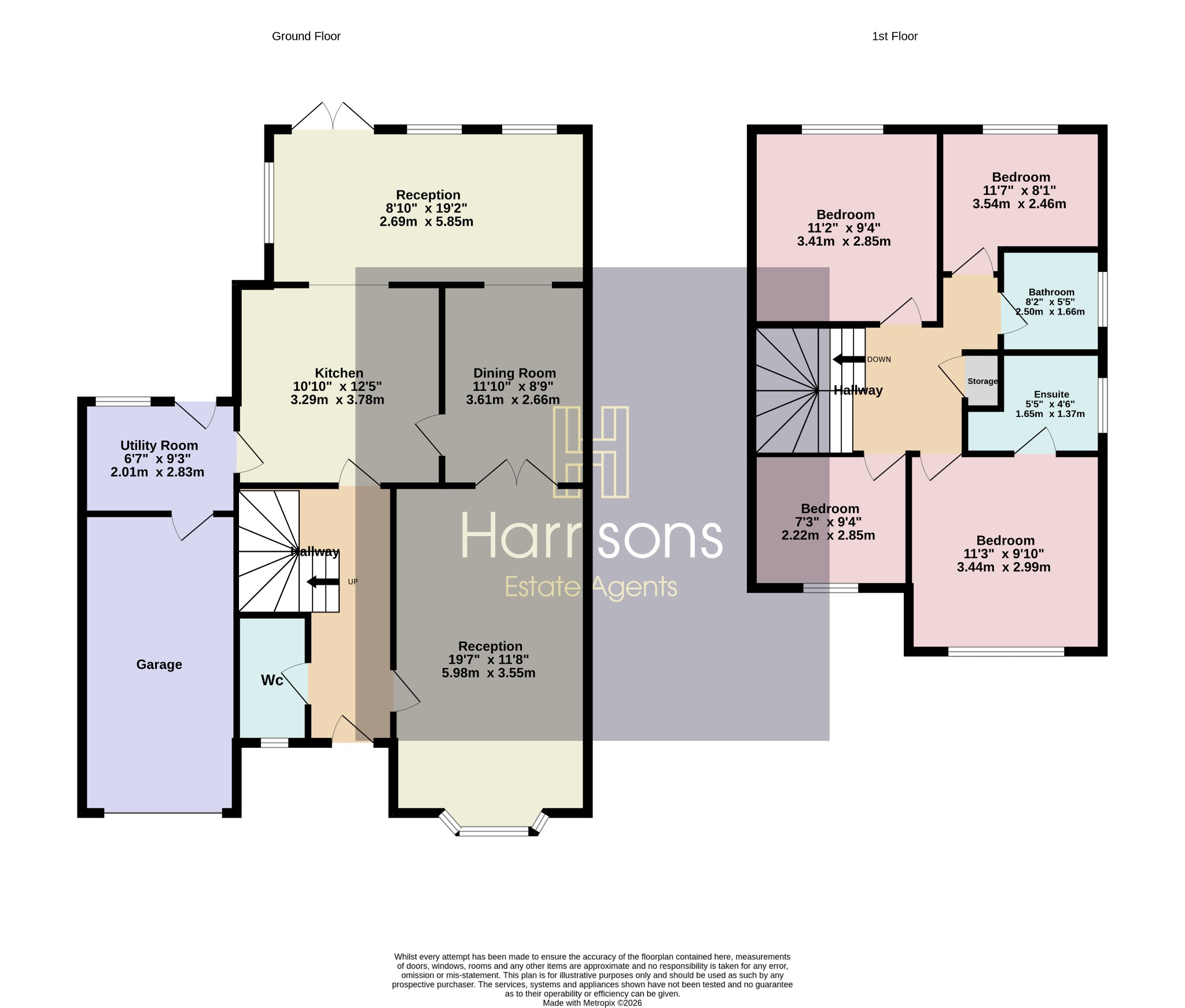 3 Farleigh Close, Westhoughton, Lancashire floorplan