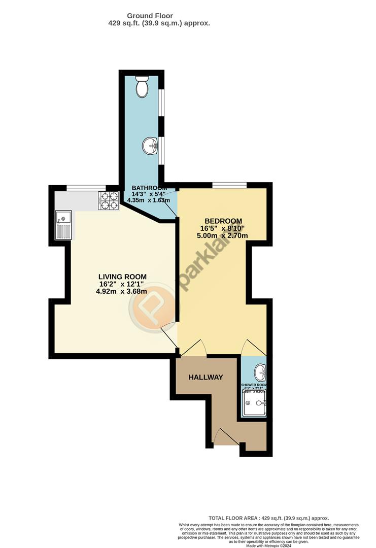1 bed flat to rent in Flat 4, 18 St Johns Terrace, Leeds LS3 68615096