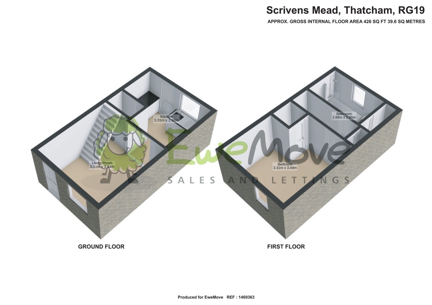 43, Scrivens Mead, Thatcham floorplan