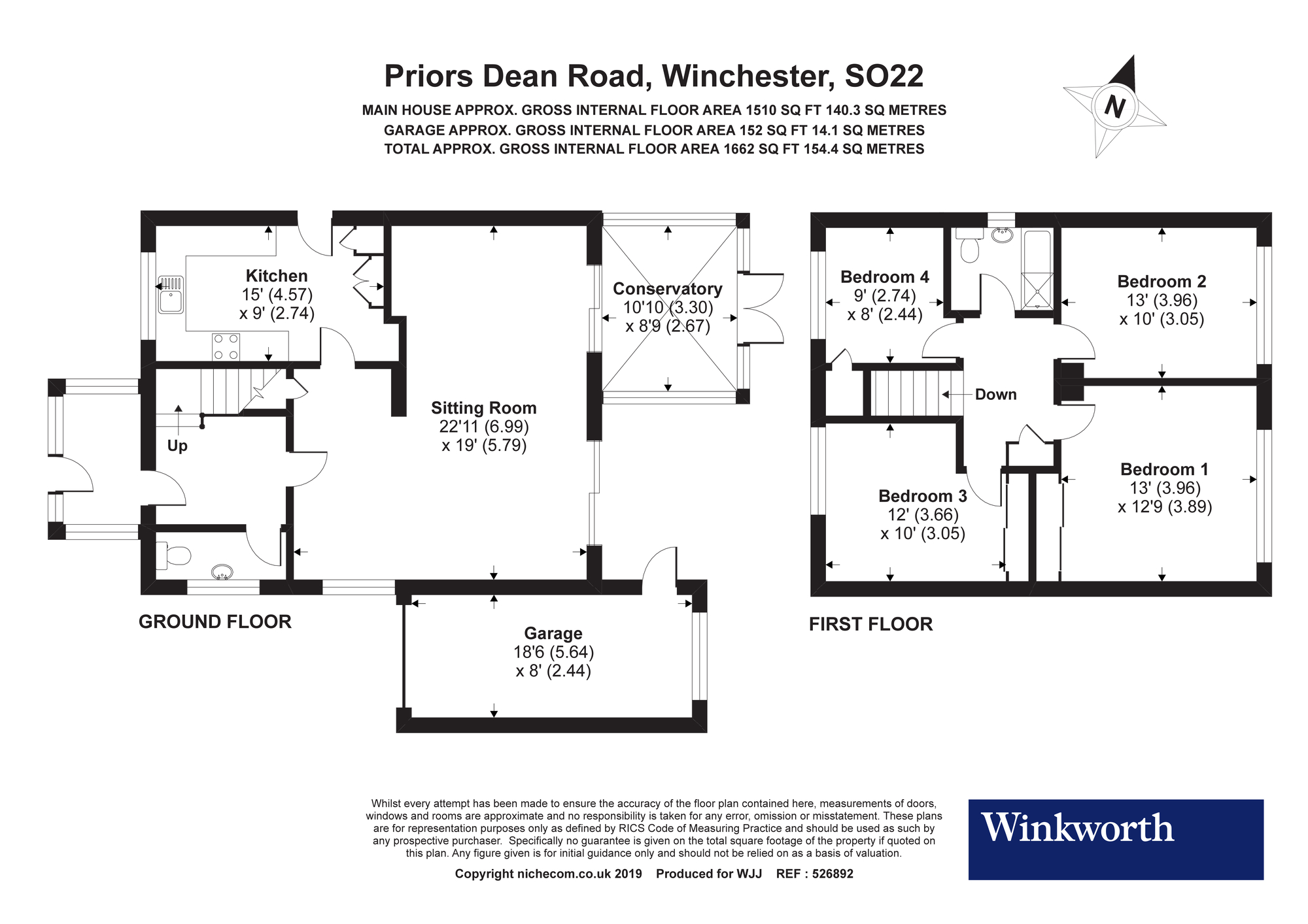 4 bed detached house for sale in Priors Dean Road, Winchester