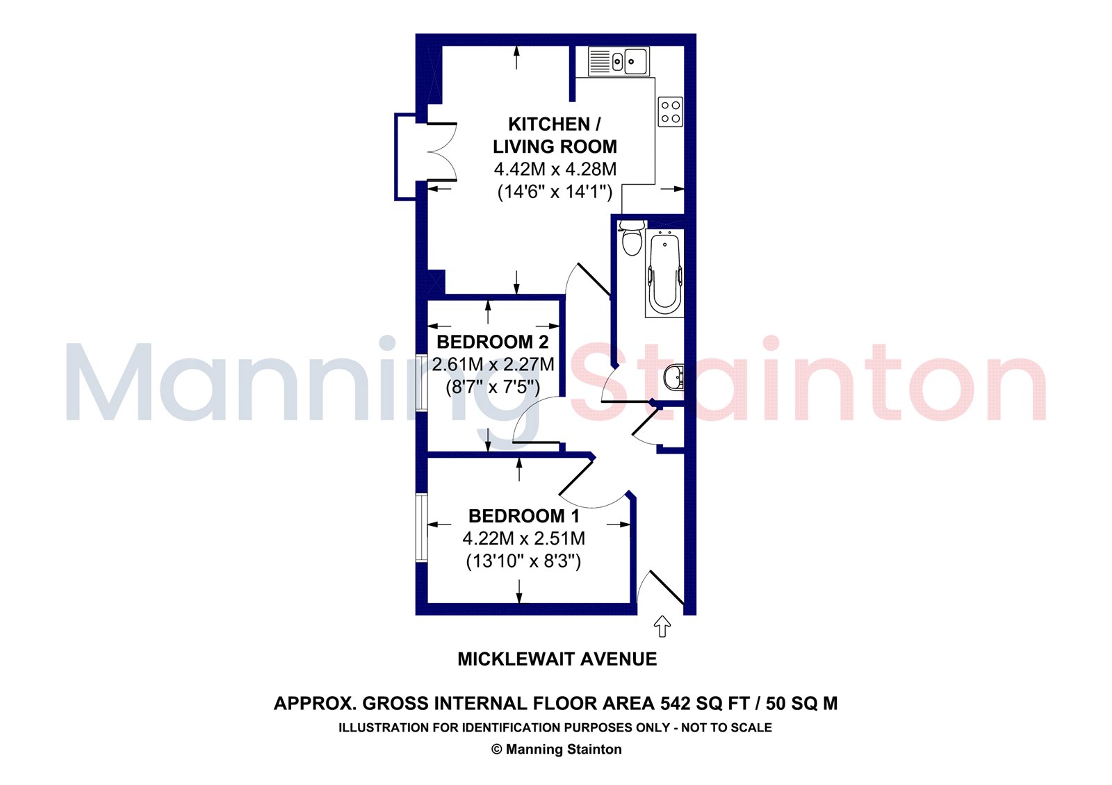 64, Micklewait Avenue, Wakefield floorplan