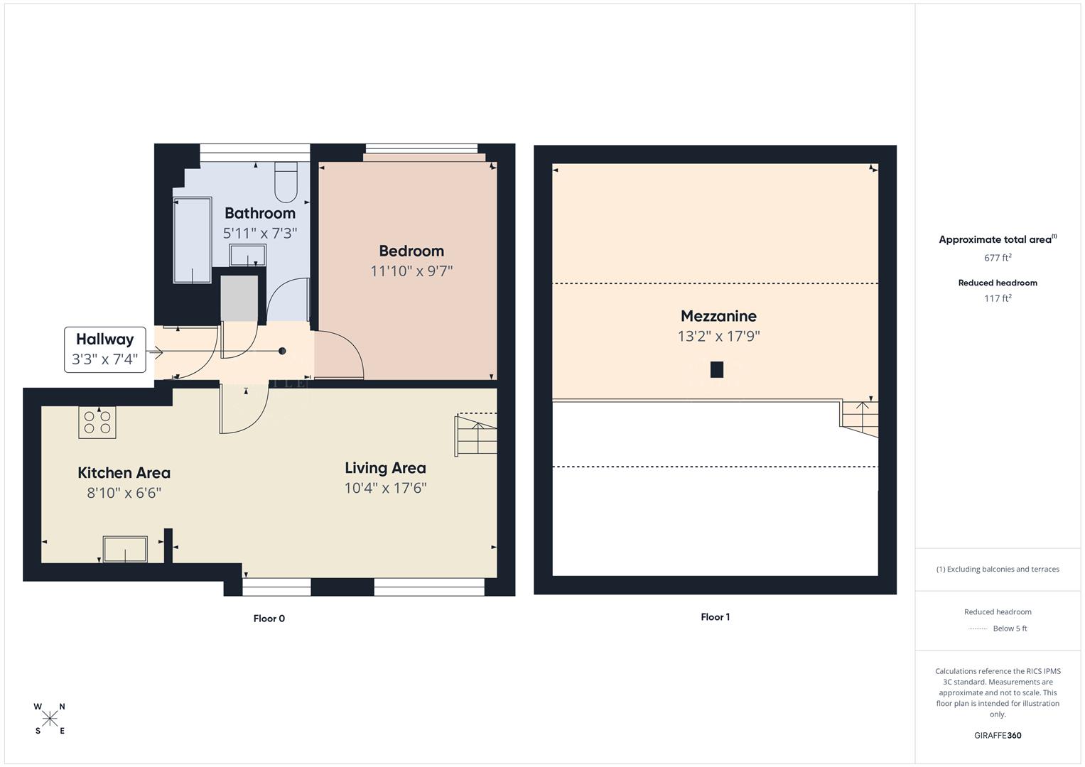 Flat 11, 1-5, New Street, Earl Shilton floorplan
