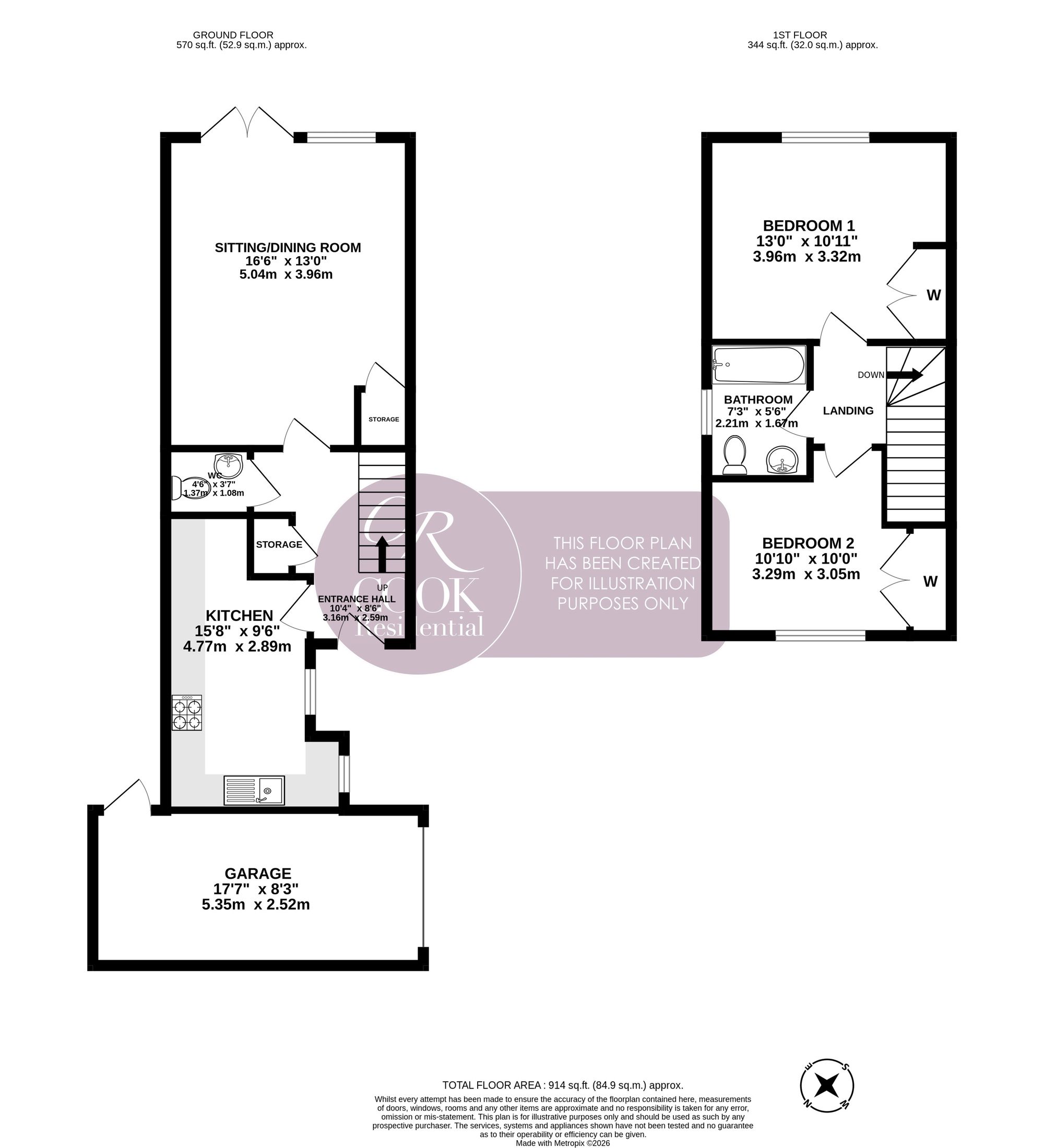 4 Bass Court Penrith Road, Cheltenham floorplan
