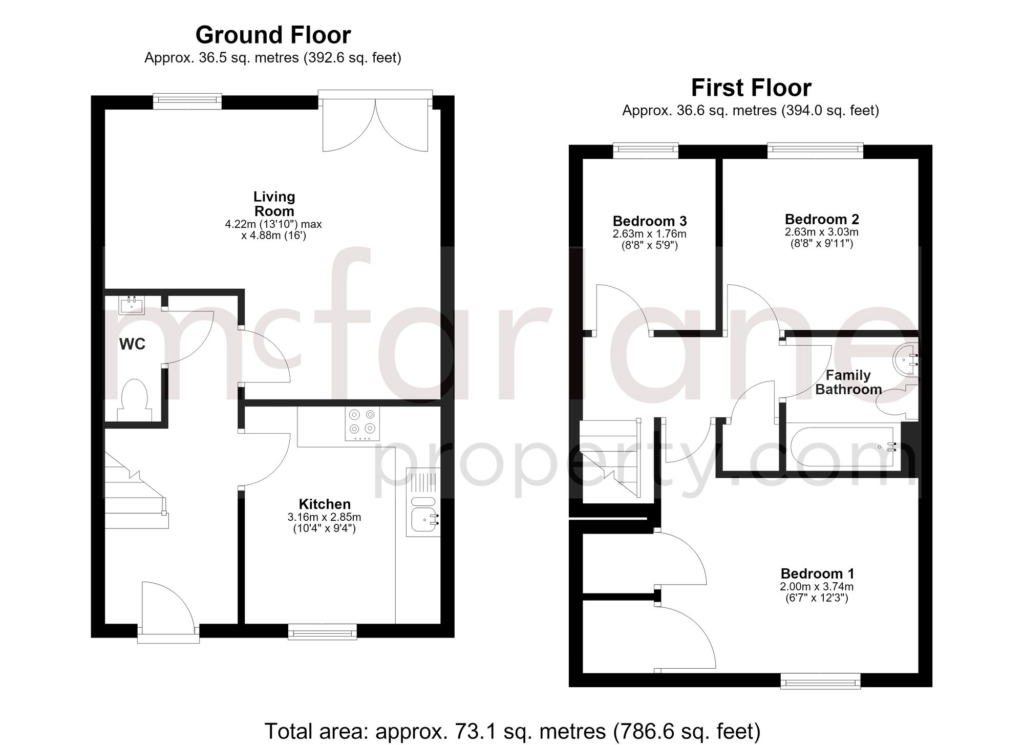 32 Doulton Close, Swindon floorplan