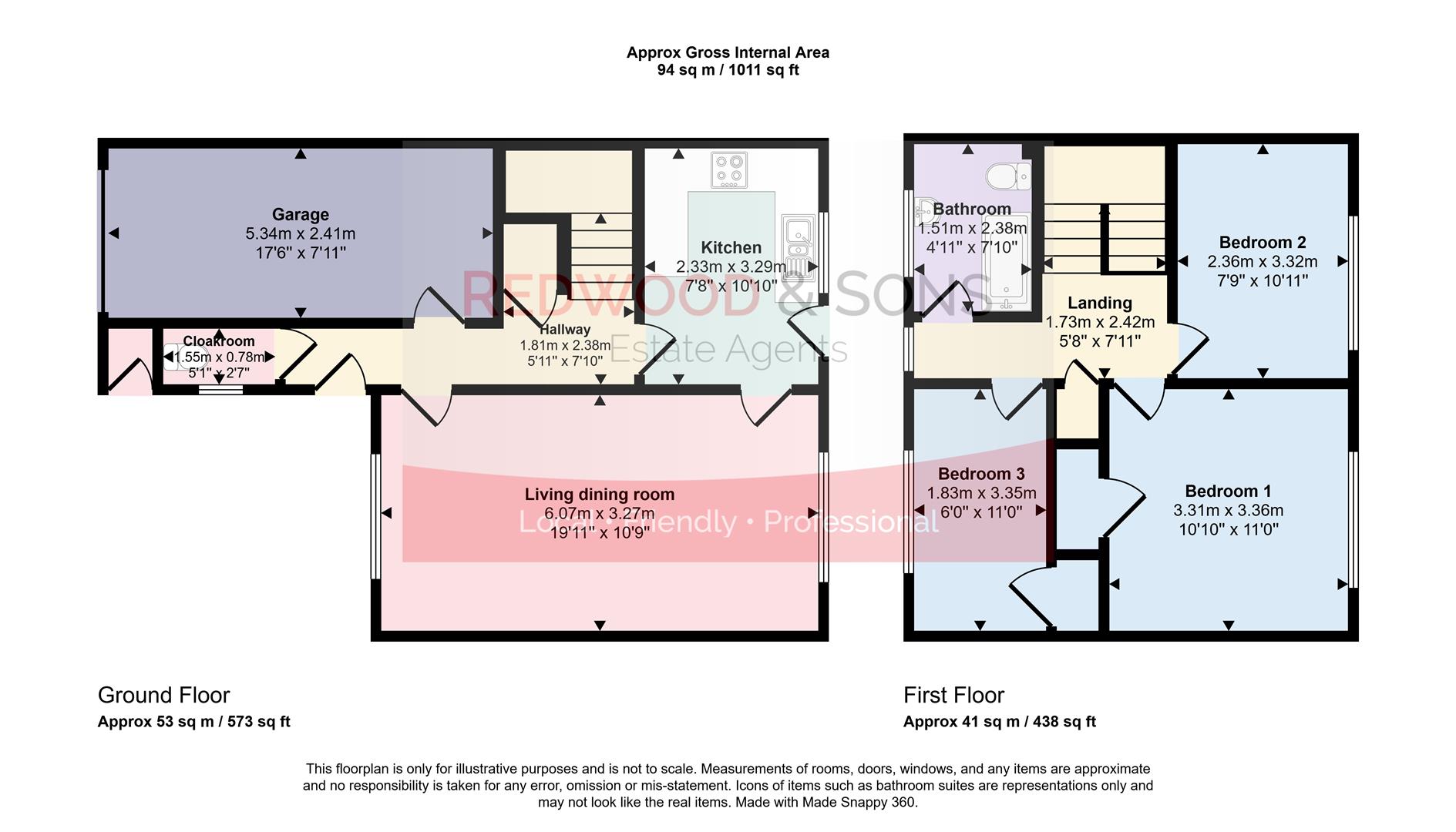 14, Goodhew Close, Yapton floorplan