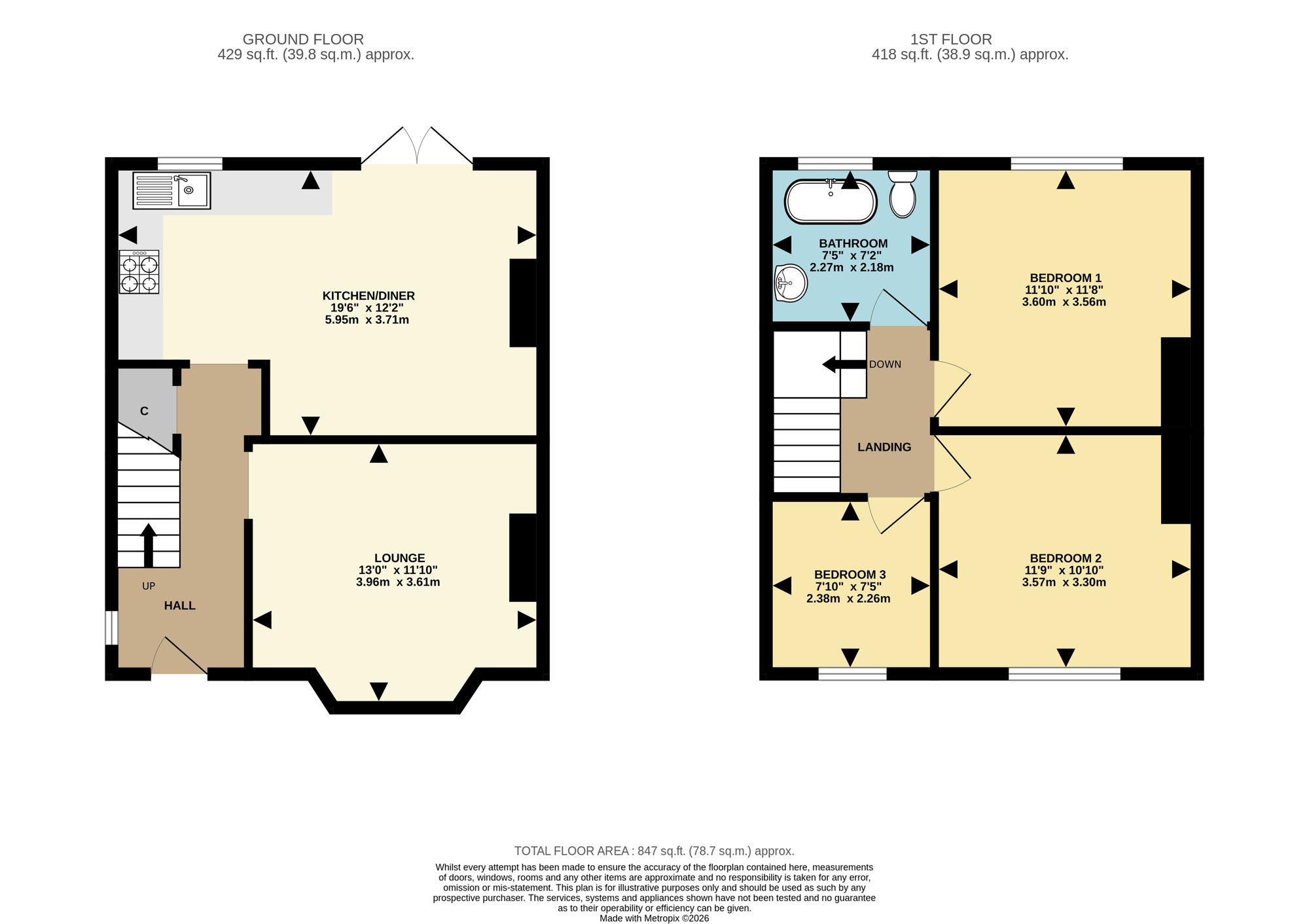 Sunnybank Christopher Row, Sittingbourne floorplan