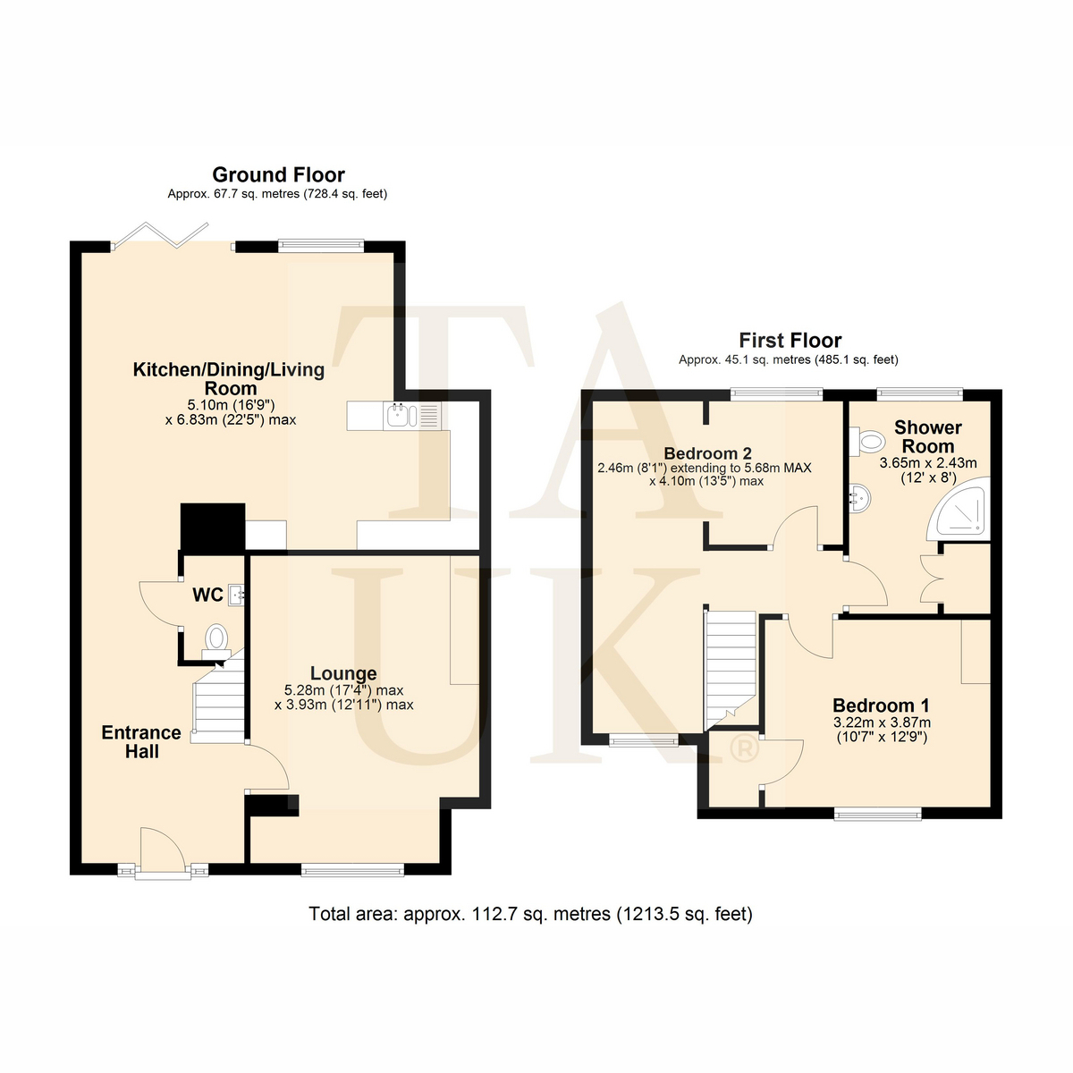 42, Dunley Road, Stourport-on-severn floorplan