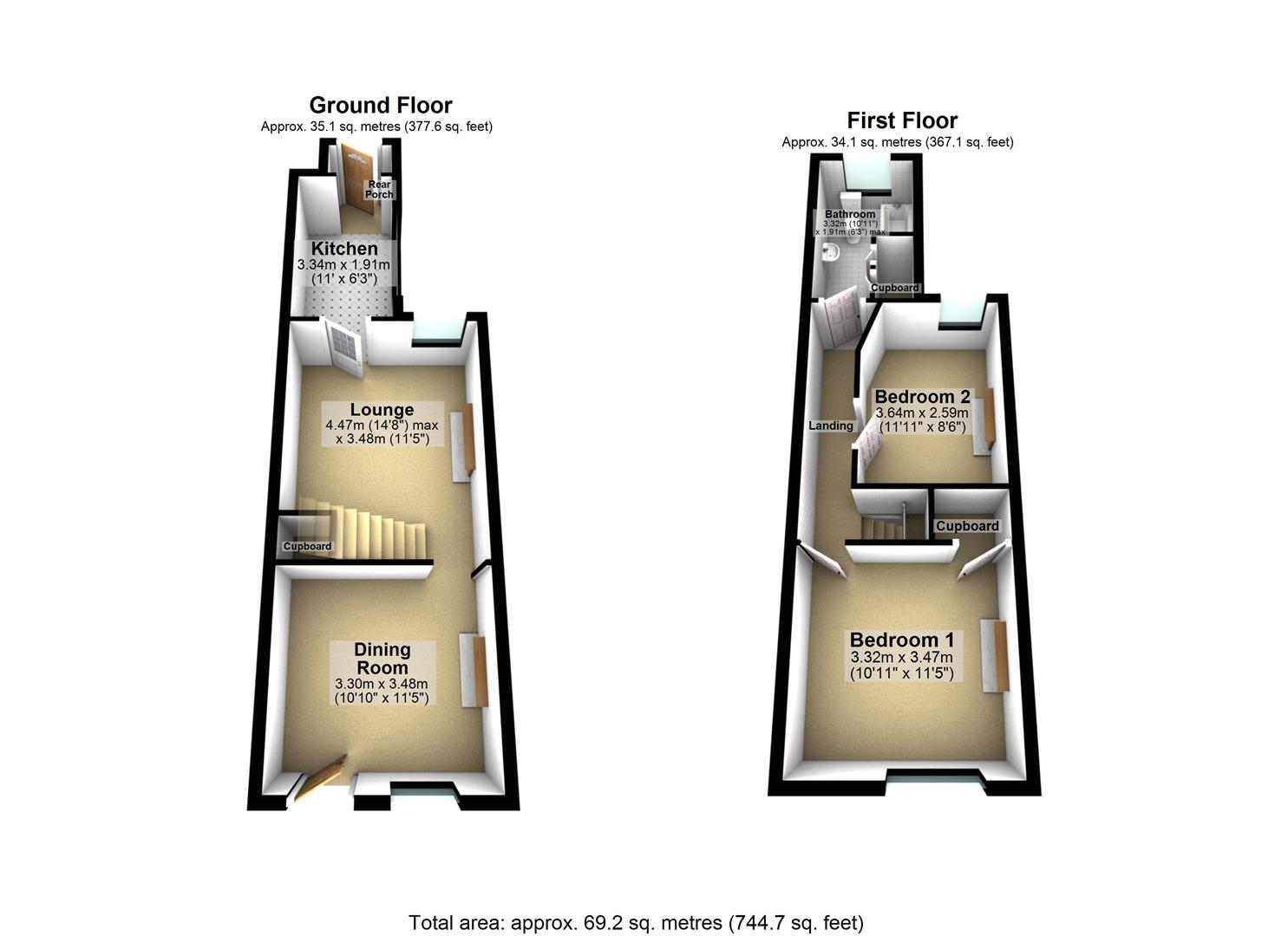 36, Heber Street, Goole floorplan