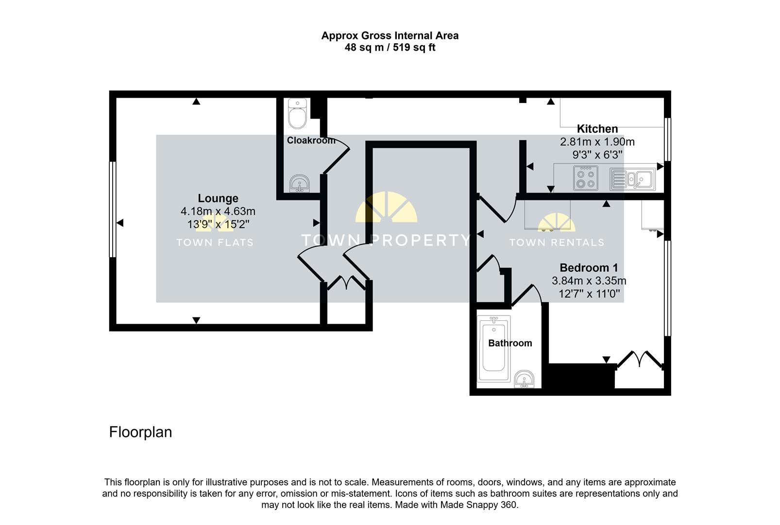 7, Helensgate, Upper Avenue, Eastbourne floorplan