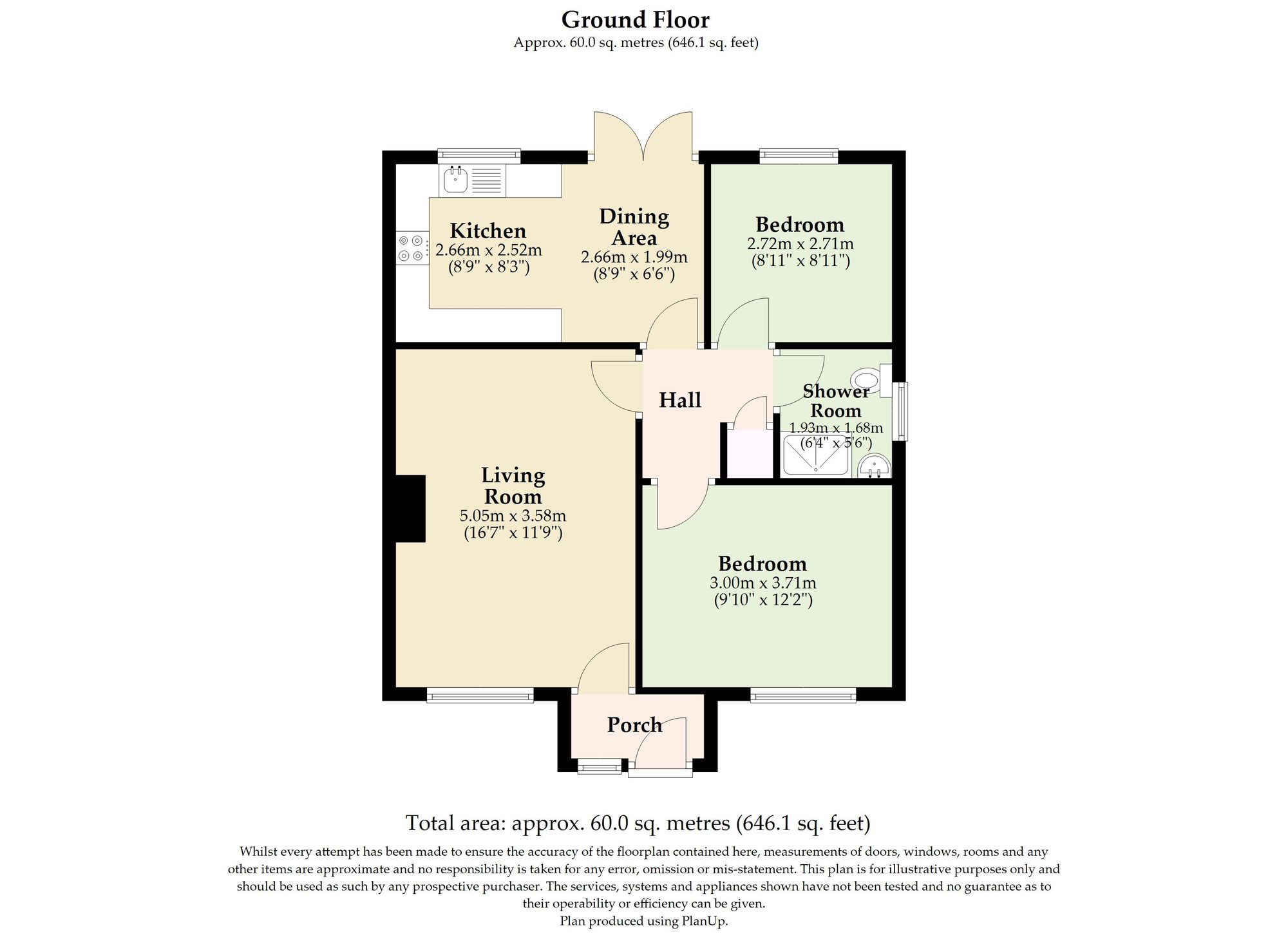 64 Lloyds Avenue, Lowestoft floorplan