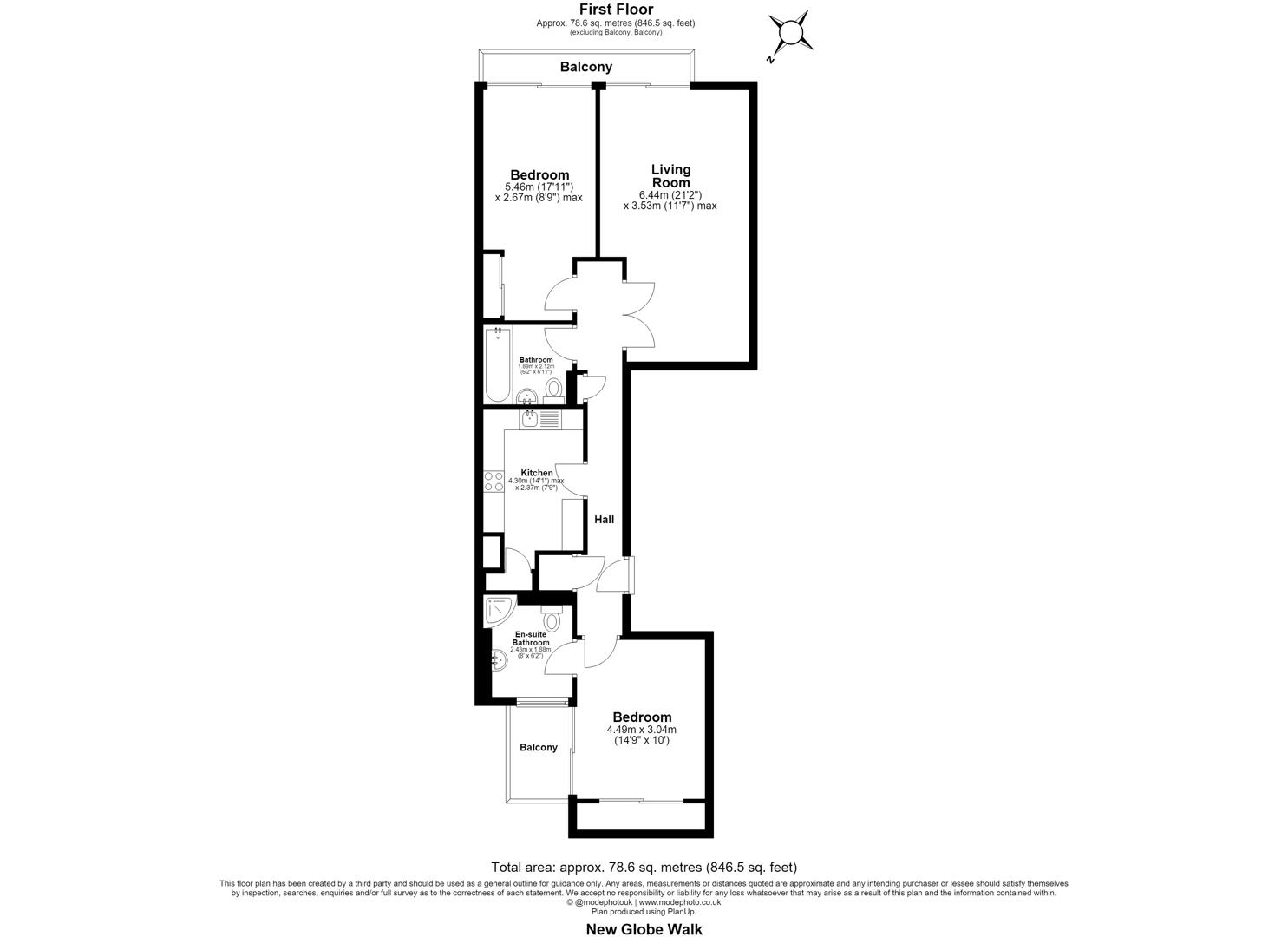 8, Benbow House, London floorplan