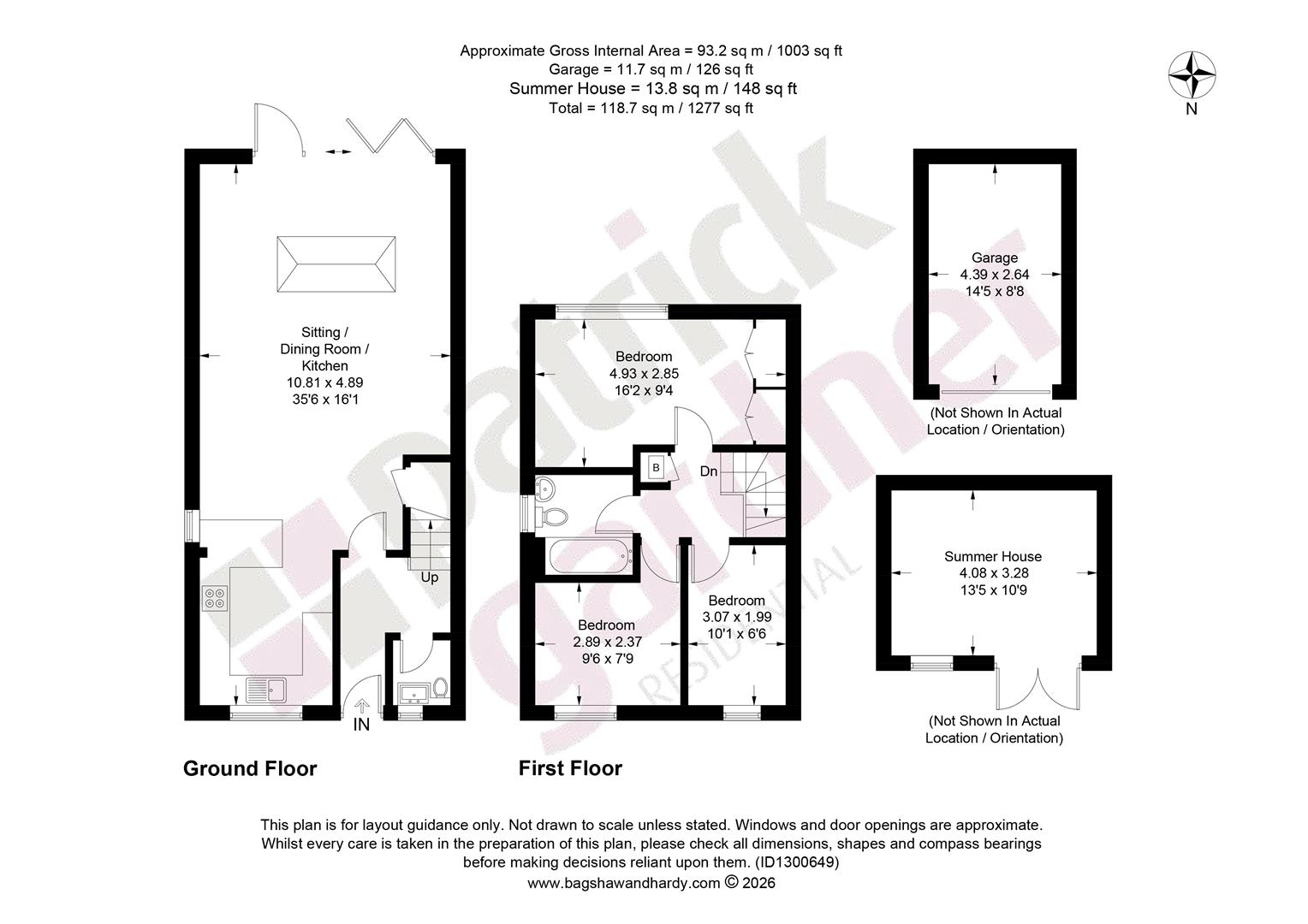 22, Oak End, Beare Green floorplan