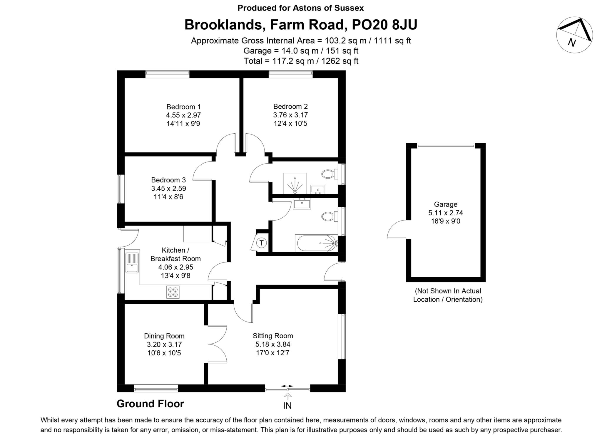 Brooklands, Farm Road, Chichester floorplan