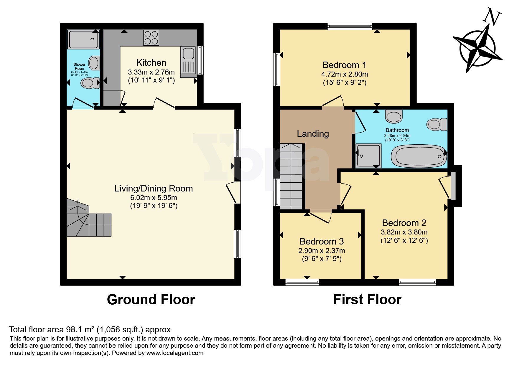 1 Coach House Courtyard, Priory Hill, Dartford floorplan