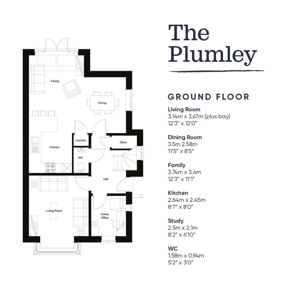 Plot 144 - The Plumley -, Centurion Park, Thornton Cleveleys floorplan