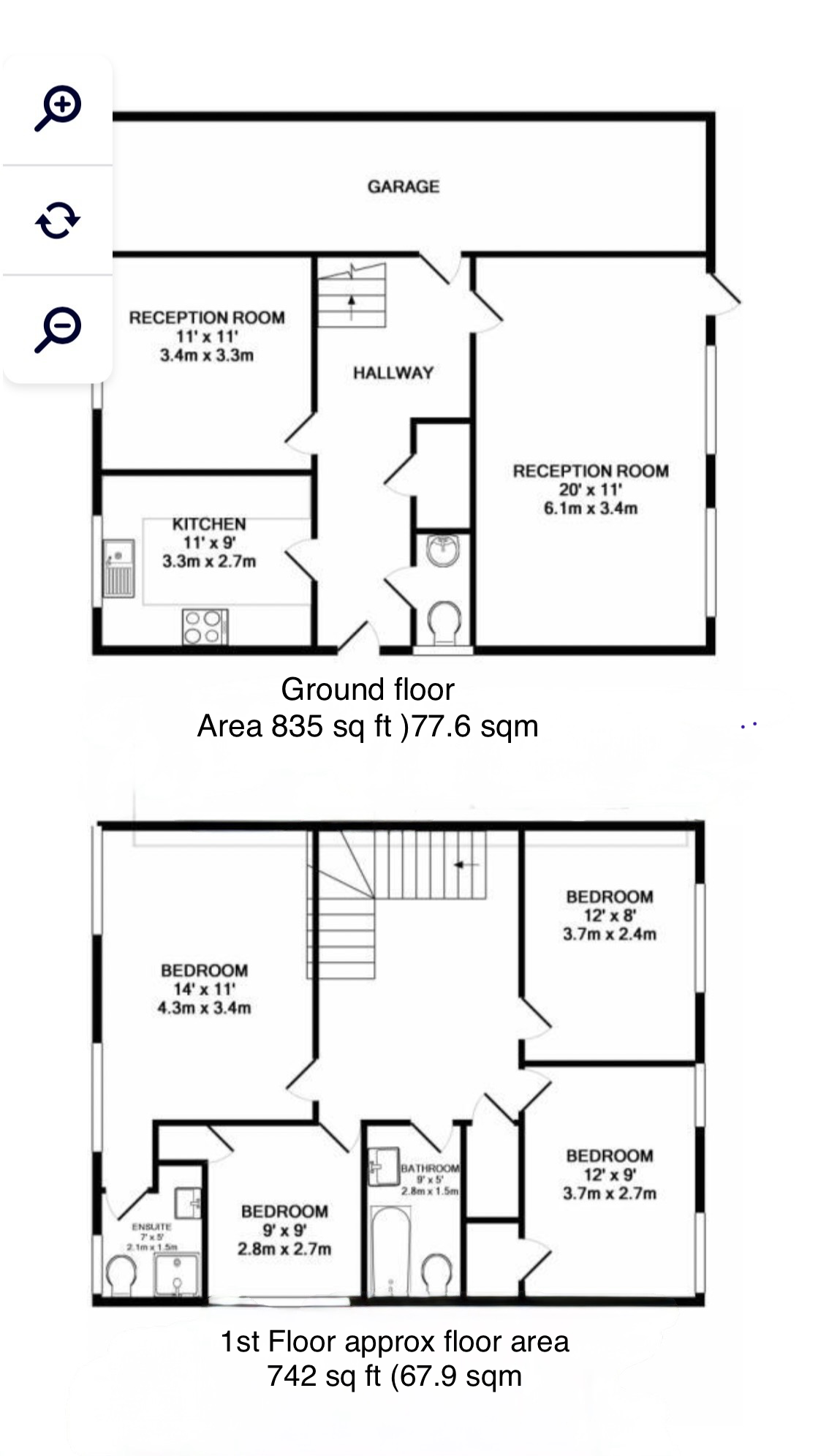 18, Den Close, Beckenham floorplan