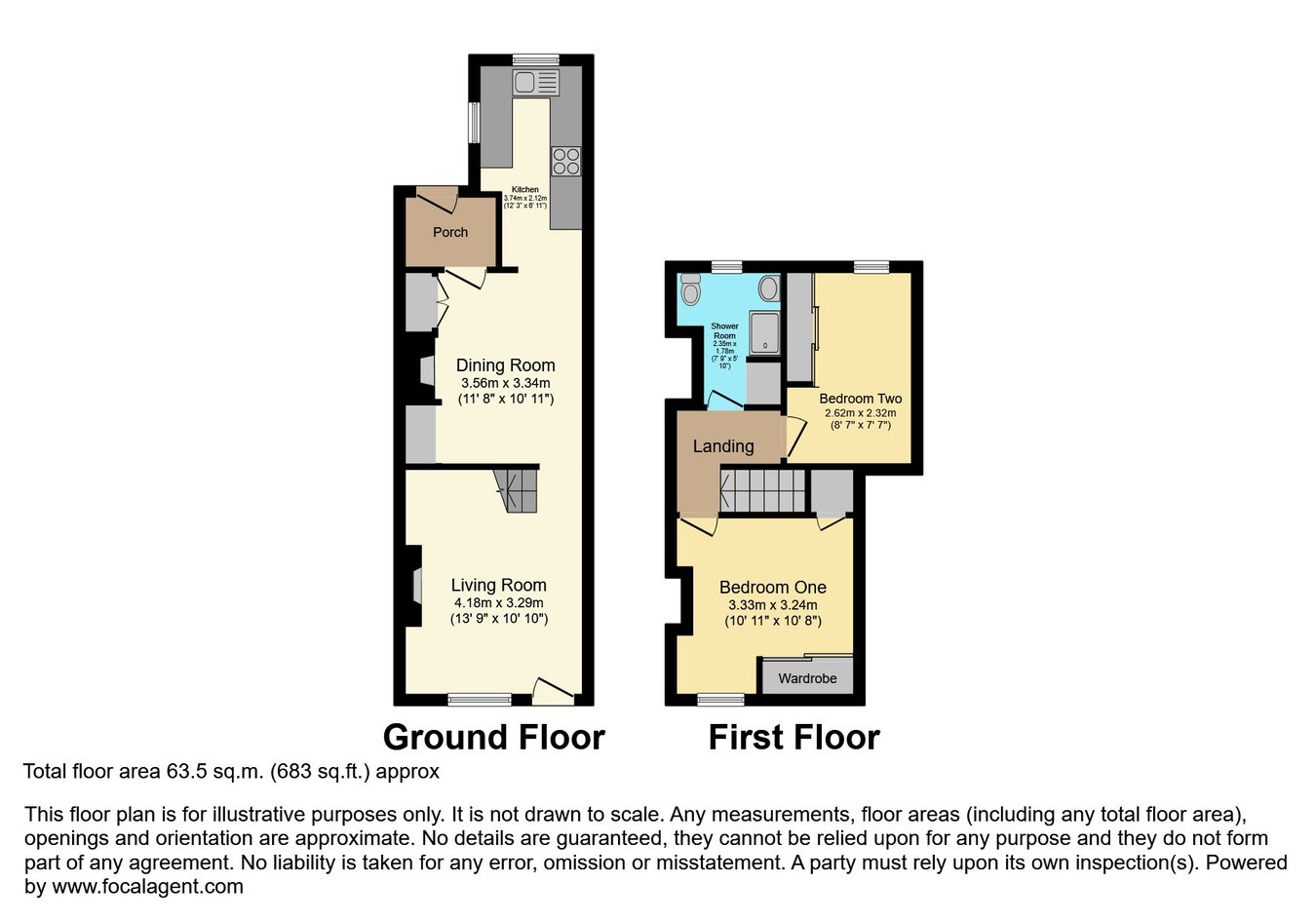 52, Grantham Road, Lincoln floorplan