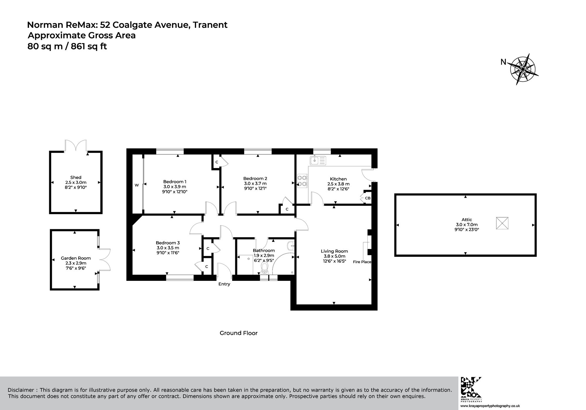 52 Coalgate Avenue, Tranent floorplan