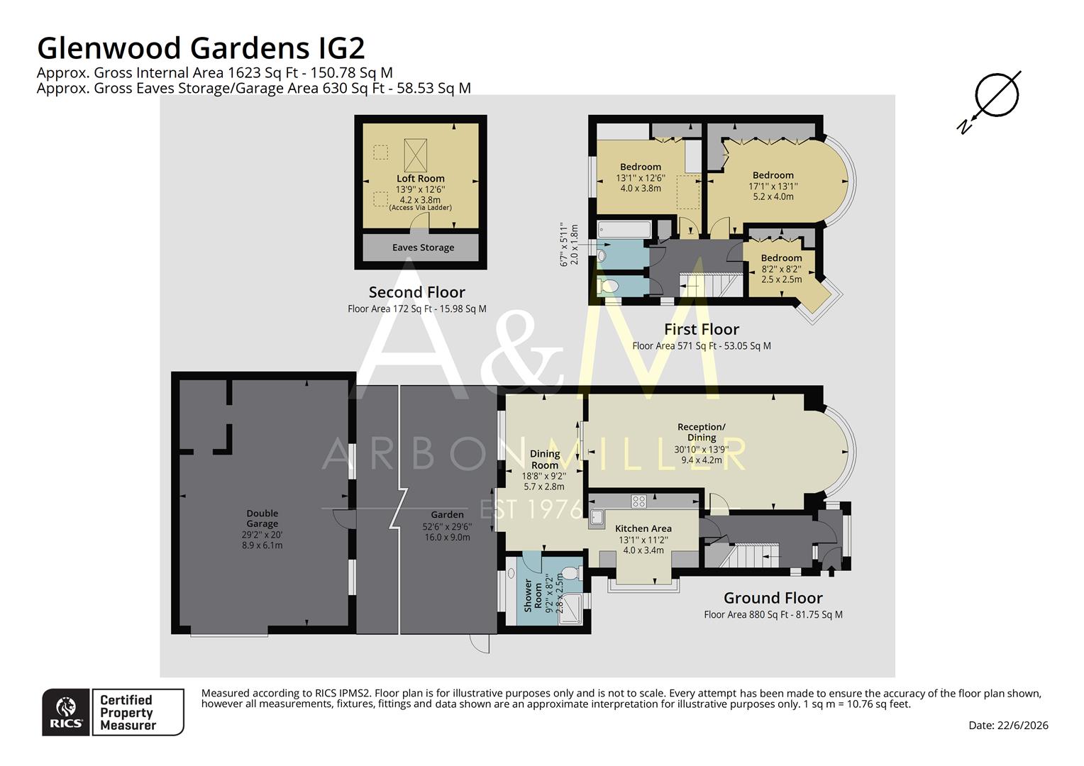 41, Glenwood Gardens, Gants Hill floorplan
