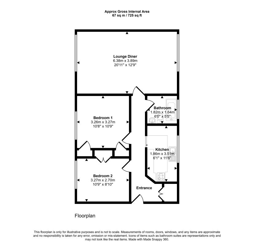 30, Lambs Close, Potters Bar floorplan