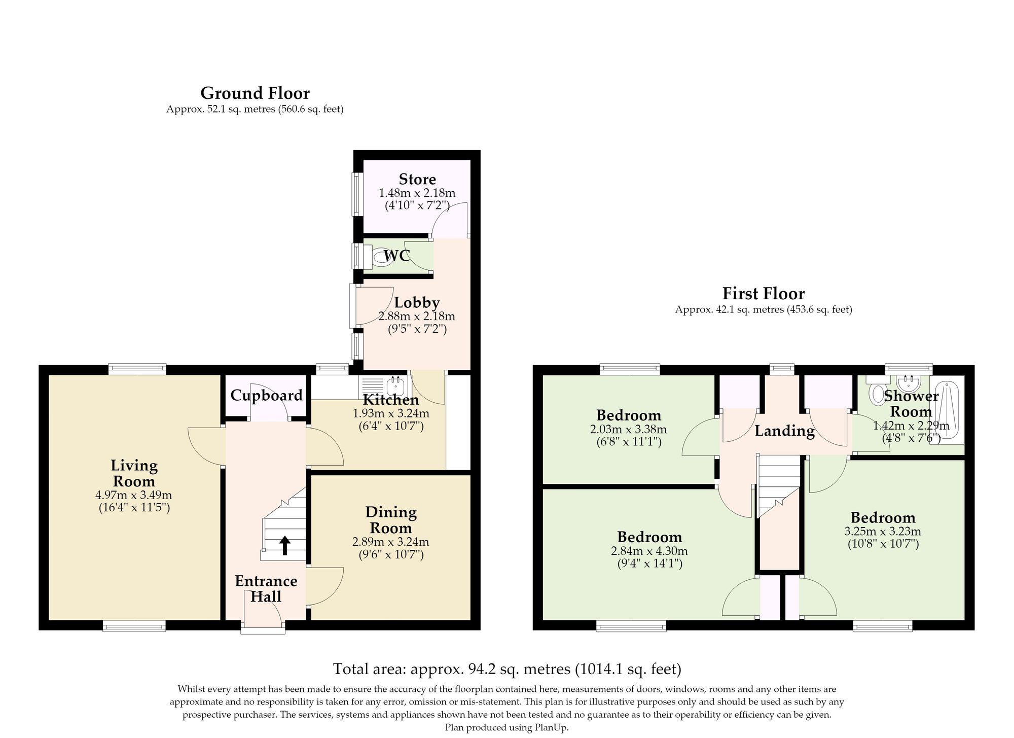 1 Gissing Road, Diss floorplan