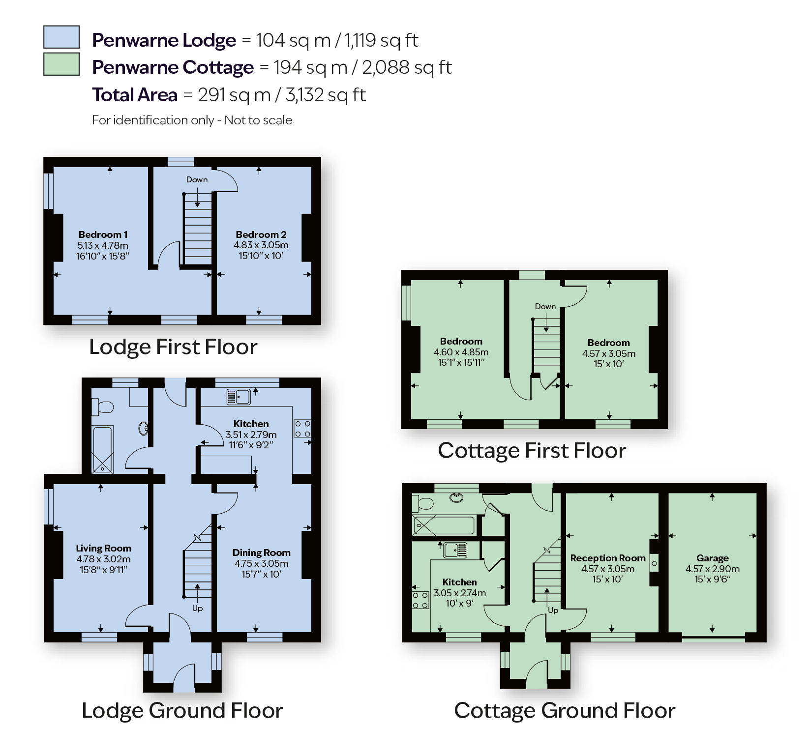 Penwarne Manor, Falmouth floorplan