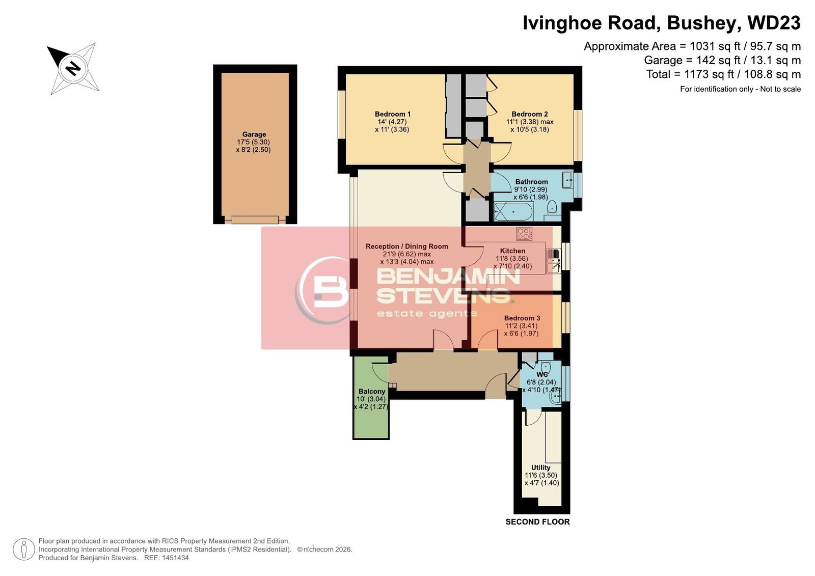 27, Ivinghoe Road, Bushey floorplan